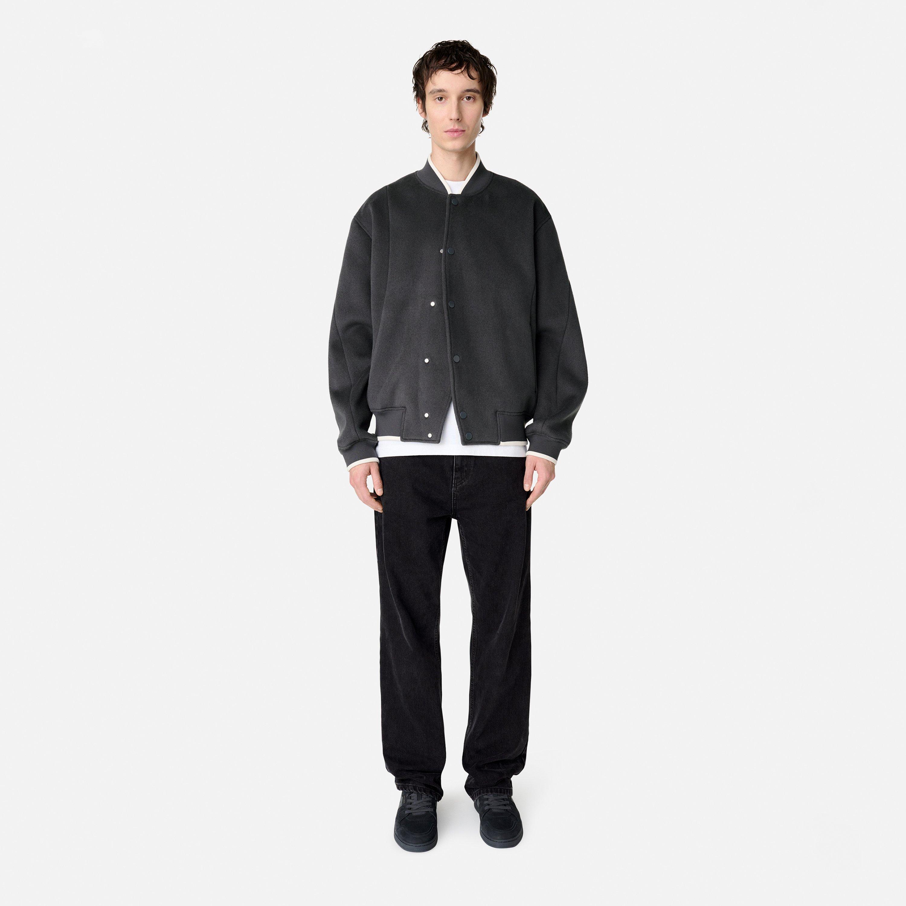 Stone Grey - Axel Arigato - Men's Typo Bomber Jacket - 3