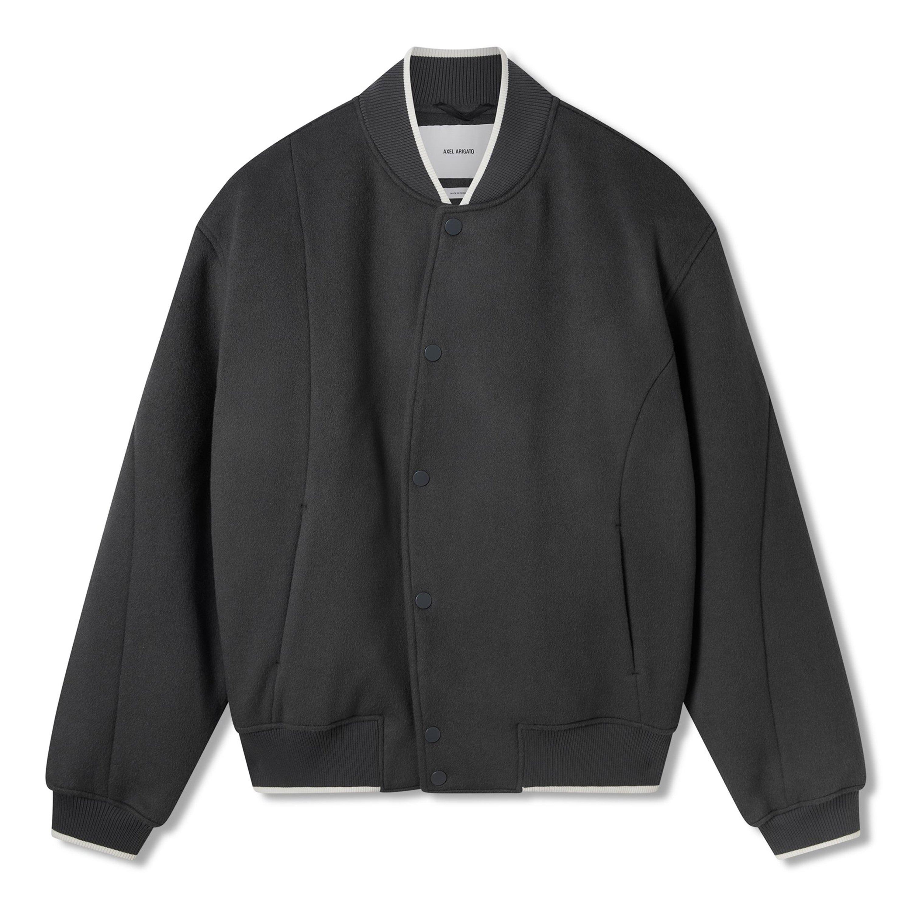 Stone Grey - Axel Arigato - Men's Typo Bomber Jacket - 5