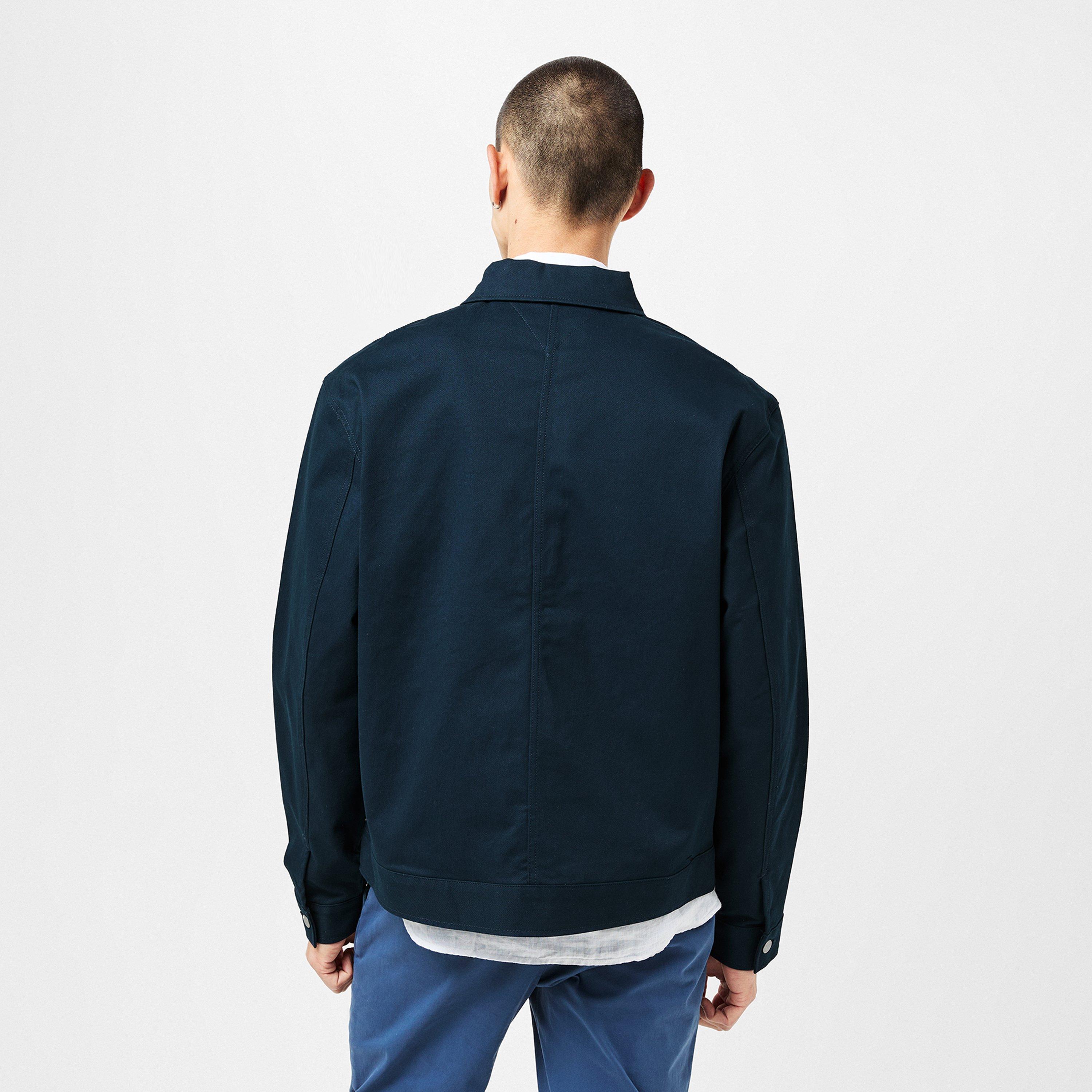 Noche Oscura Azul - Tommy Jeans - Men's Cotton Overshirt - 4