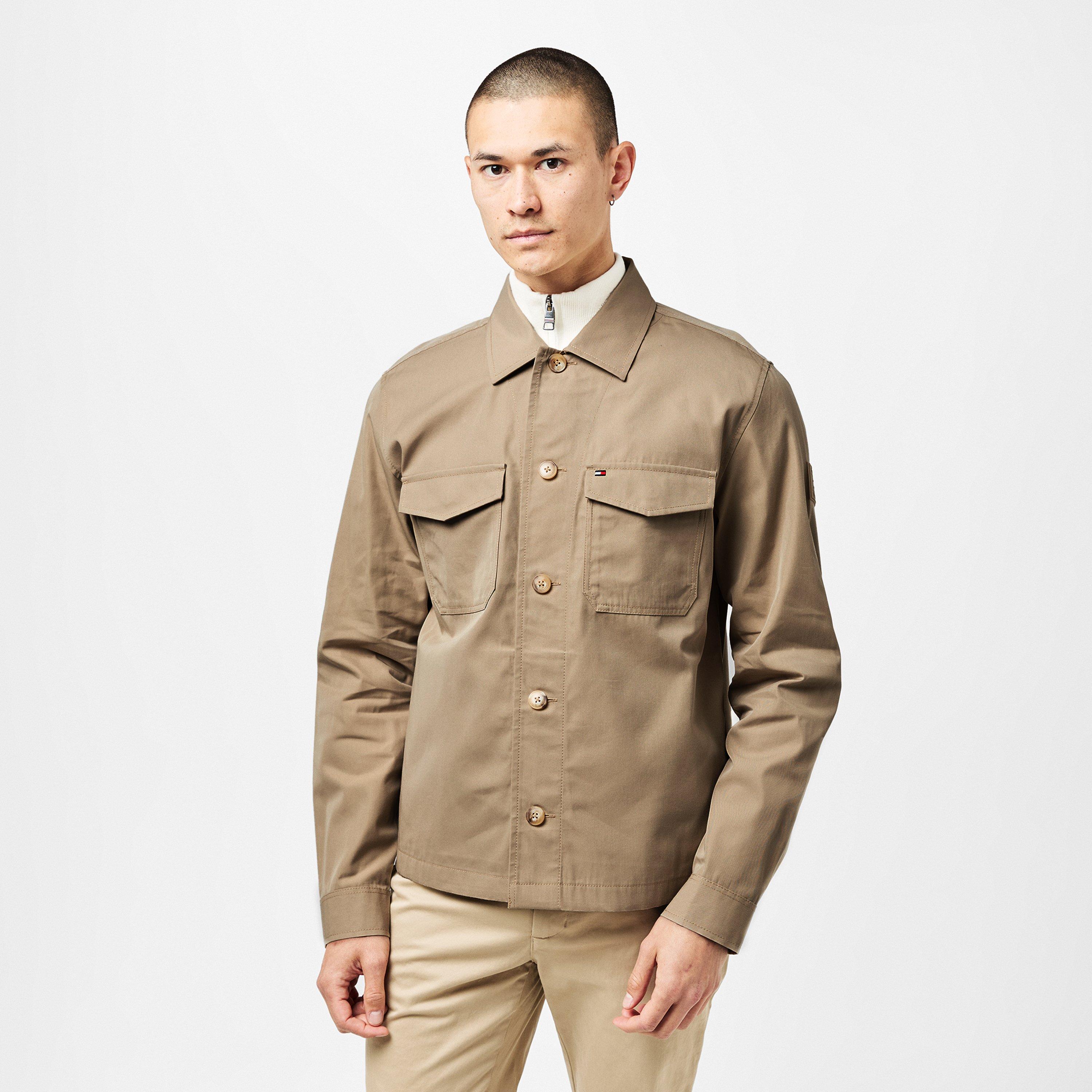 Sandalwood - Tommy Hilfiger - Men's Cotton Button-Through Overshirt - 3