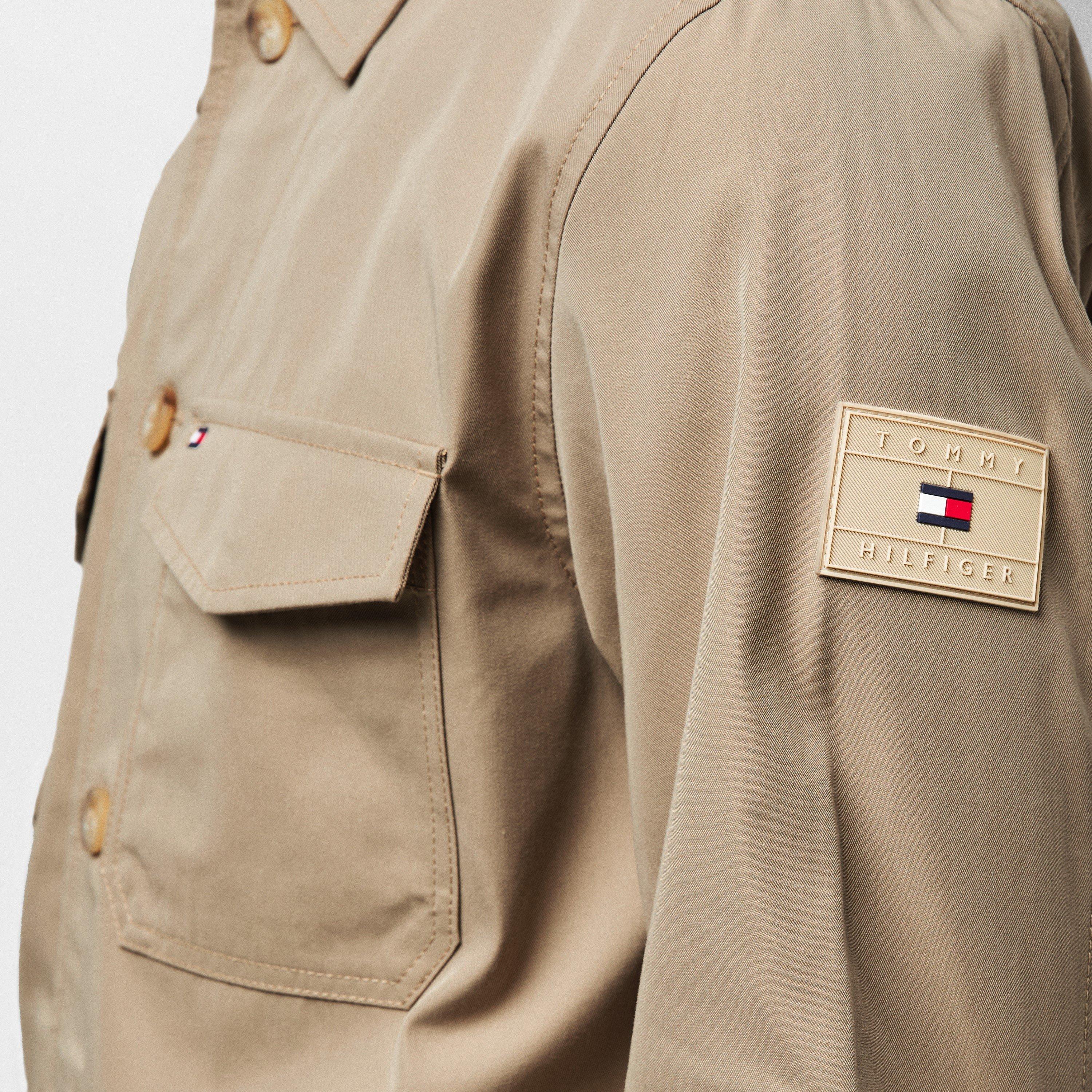 Sandalwood - Tommy Hilfiger - Men's Cotton Button-Through Overshirt - 5