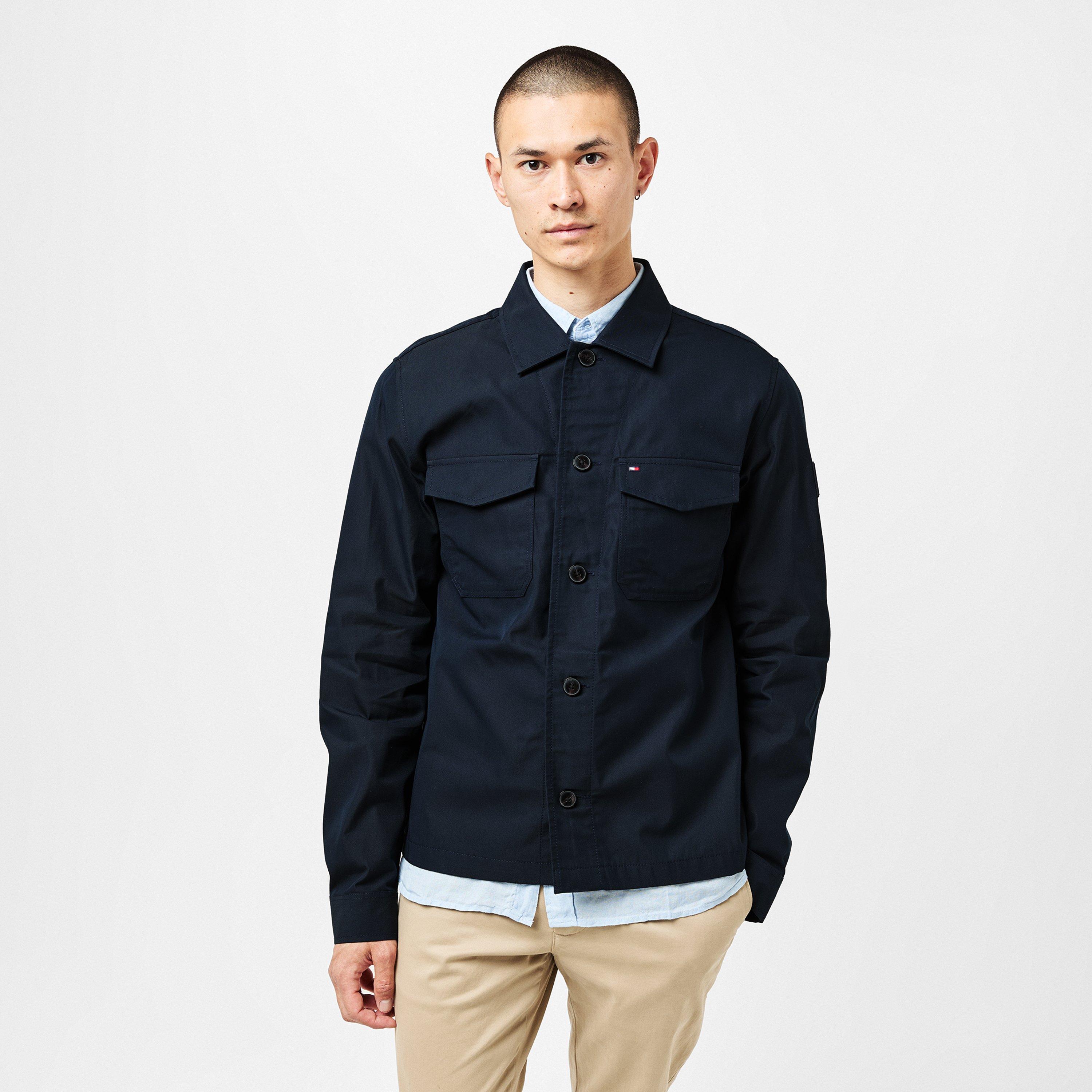 Desert Sky - Tommy Hilfiger - Men's  Cotton Button-Through Overshirt - 3