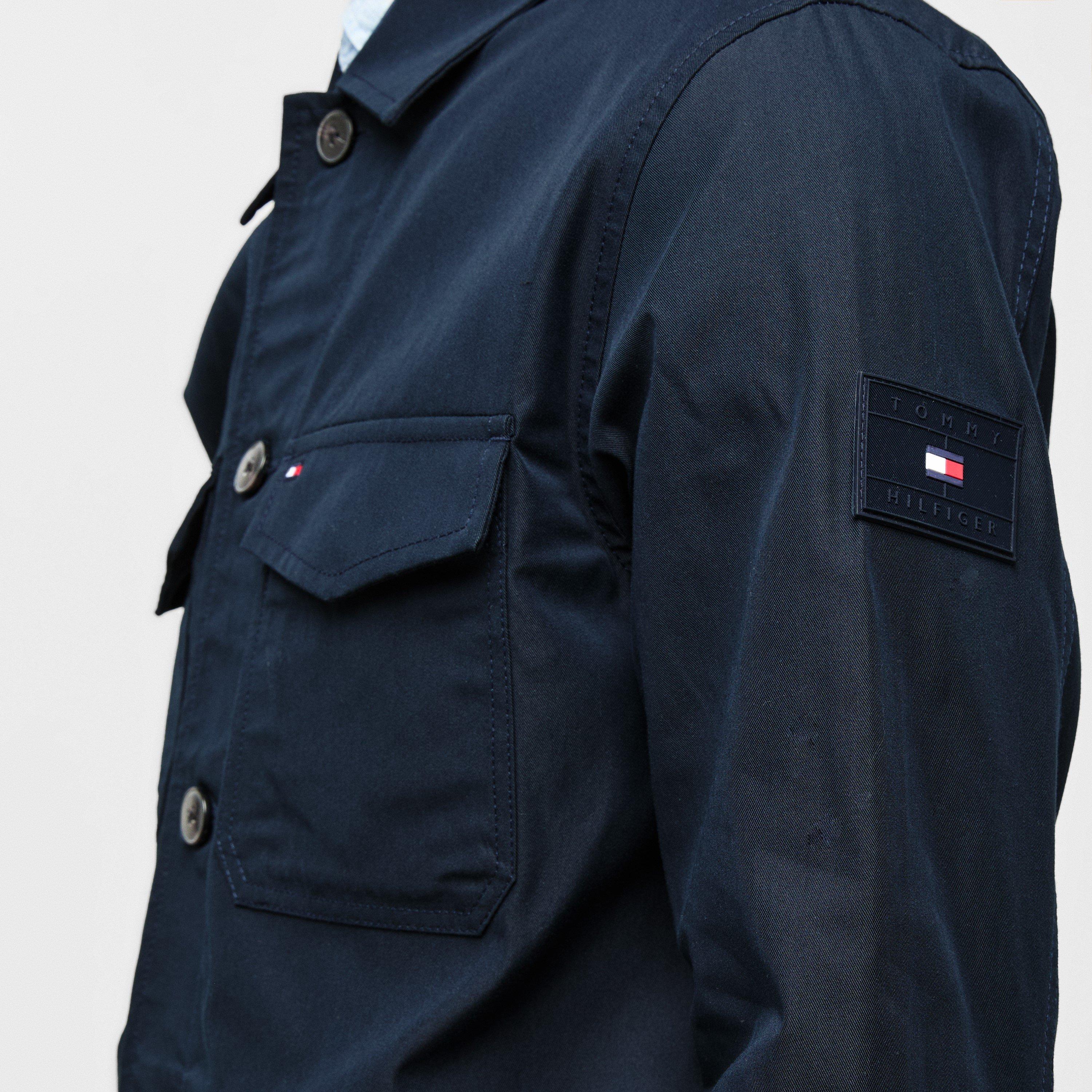 Desert Sky - Tommy Hilfiger - Men's  Cotton Button-Through Overshirt - 5