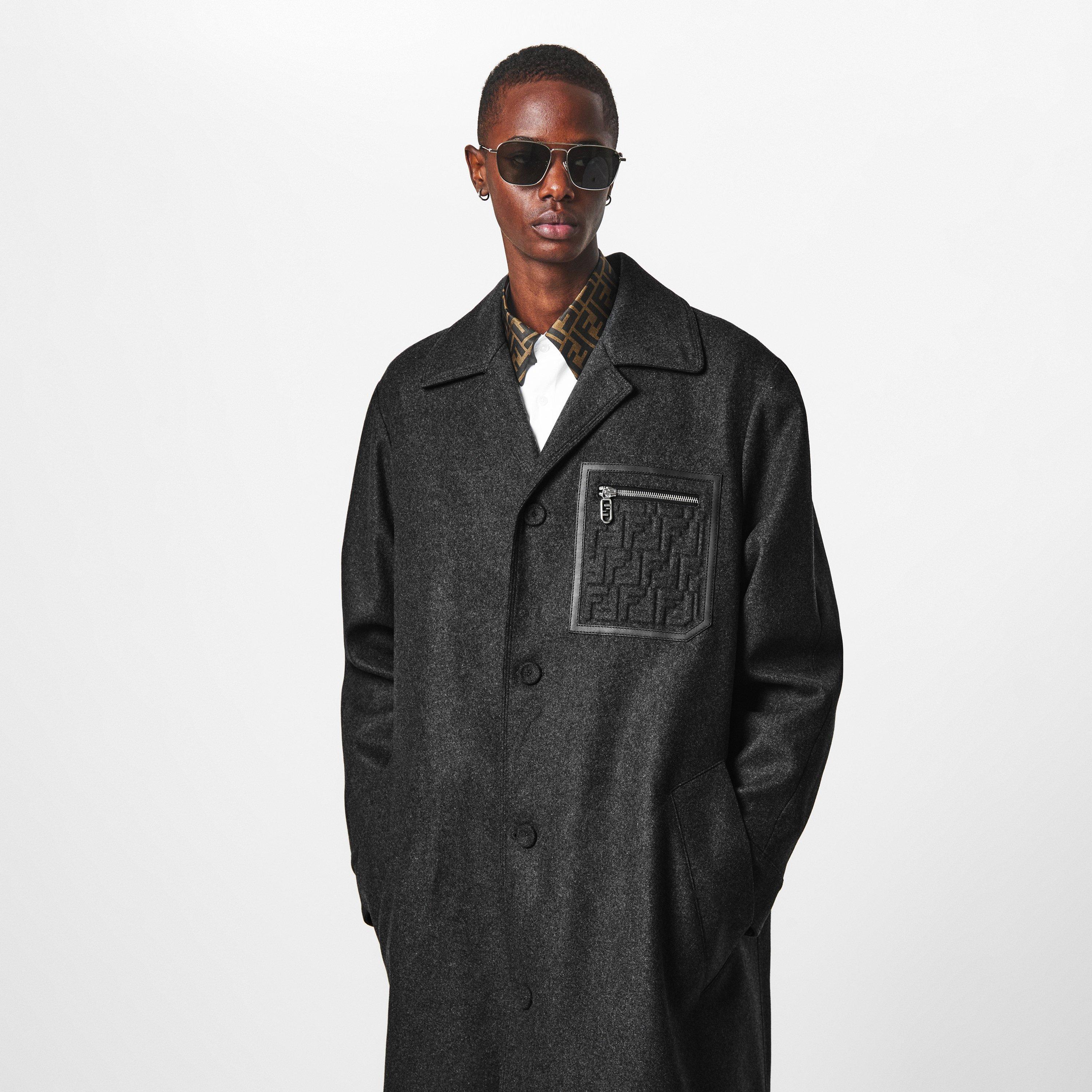 Moonlight - Fendi - Men's Cashmere Long Lapel Overcoat - 3