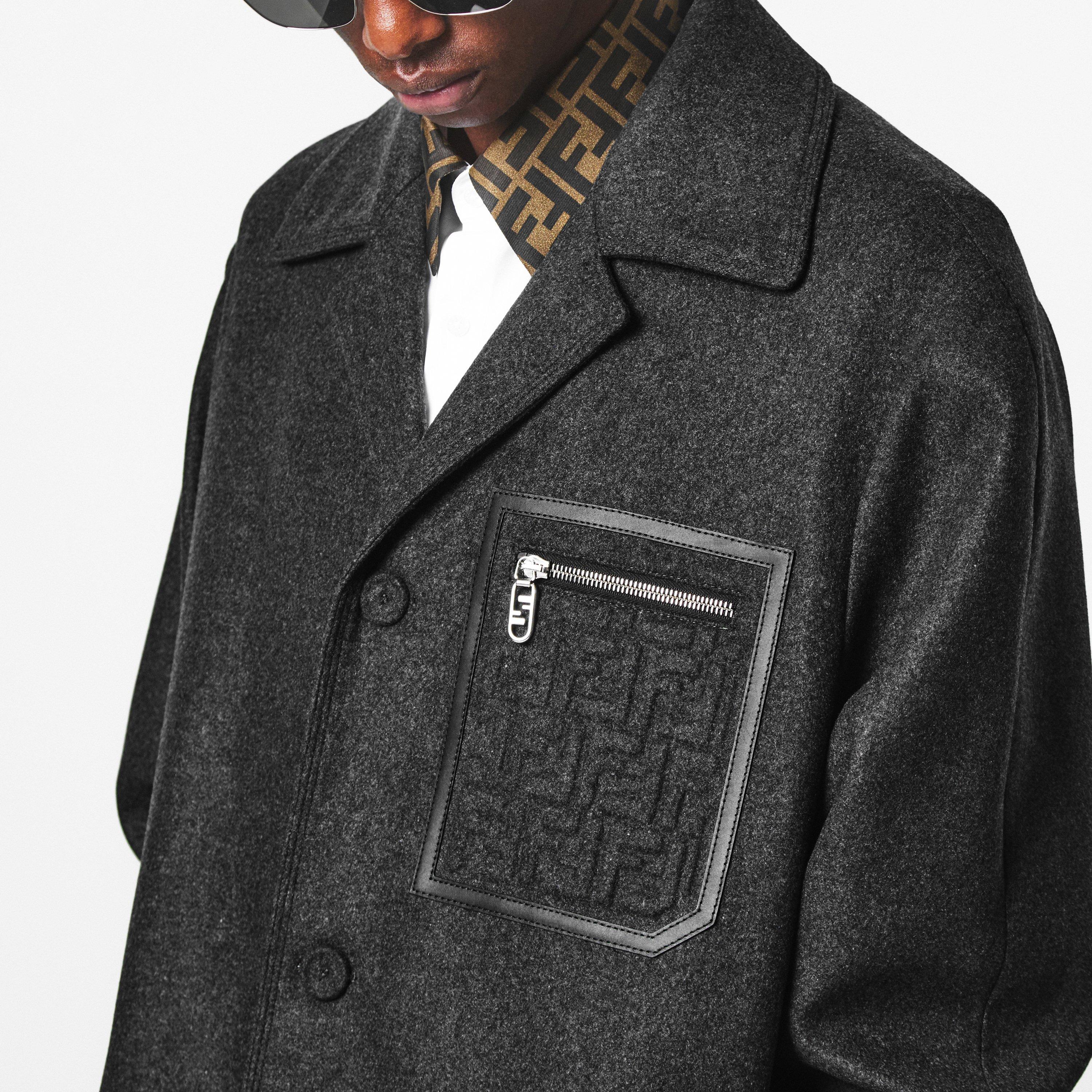 Moonlight - Fendi - Men's Cashmere Long Lapel Overcoat - 5