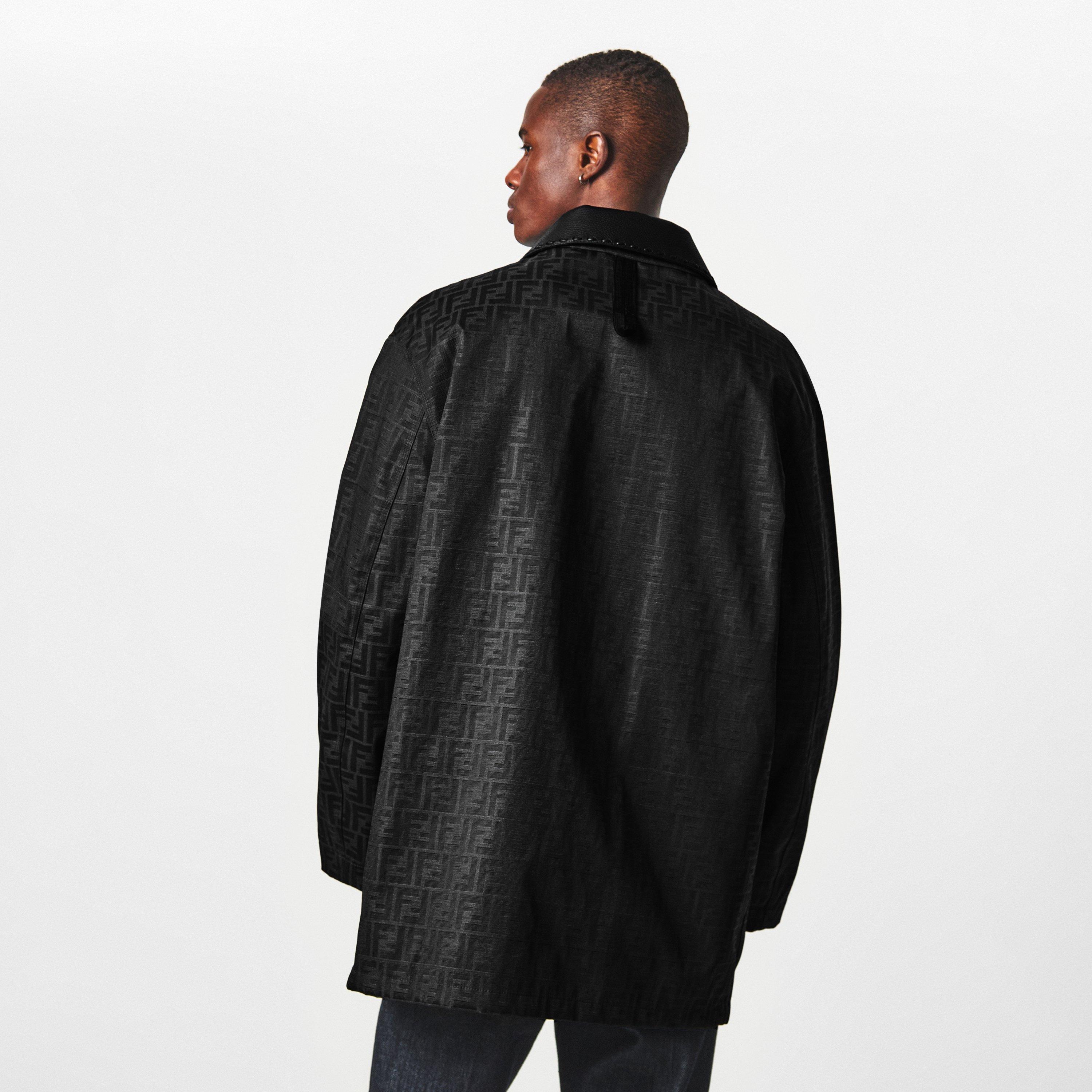 Brown - Fendi - Men's  Logo Blouson Long Sleeve Coach Jacket - 4