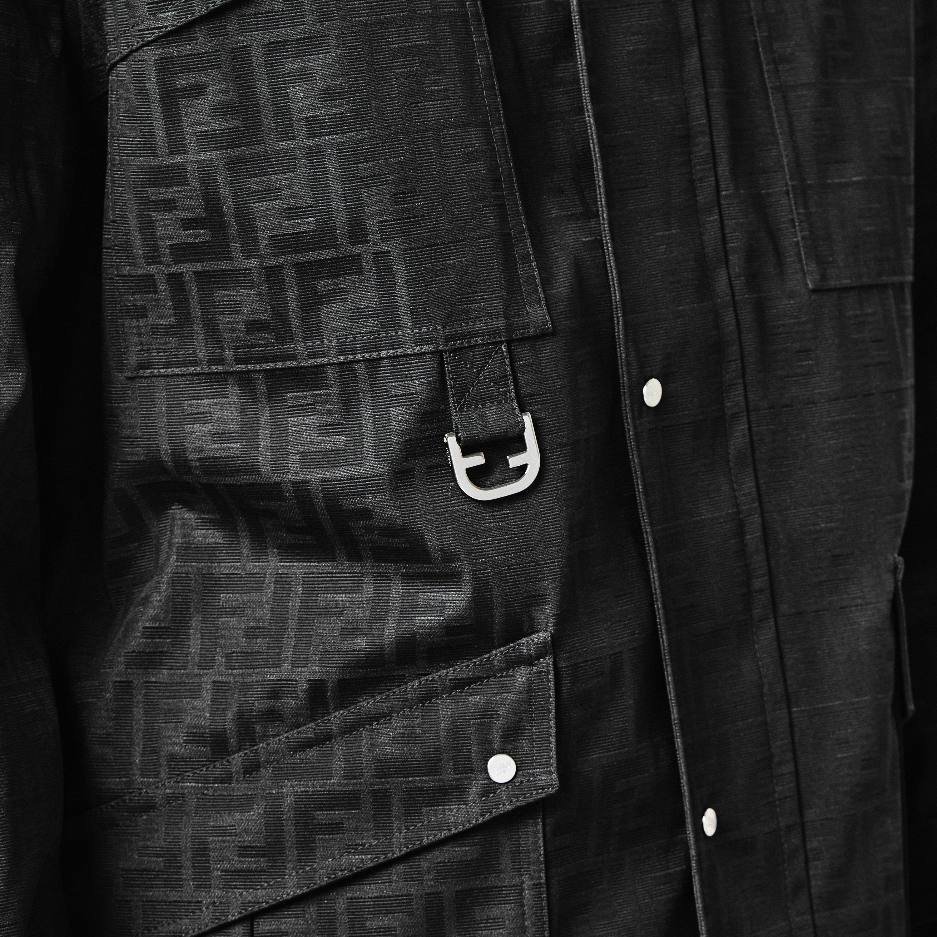 Brown - Fendi - Men's  Logo Blouson Long Sleeve Coach Jacket - 5