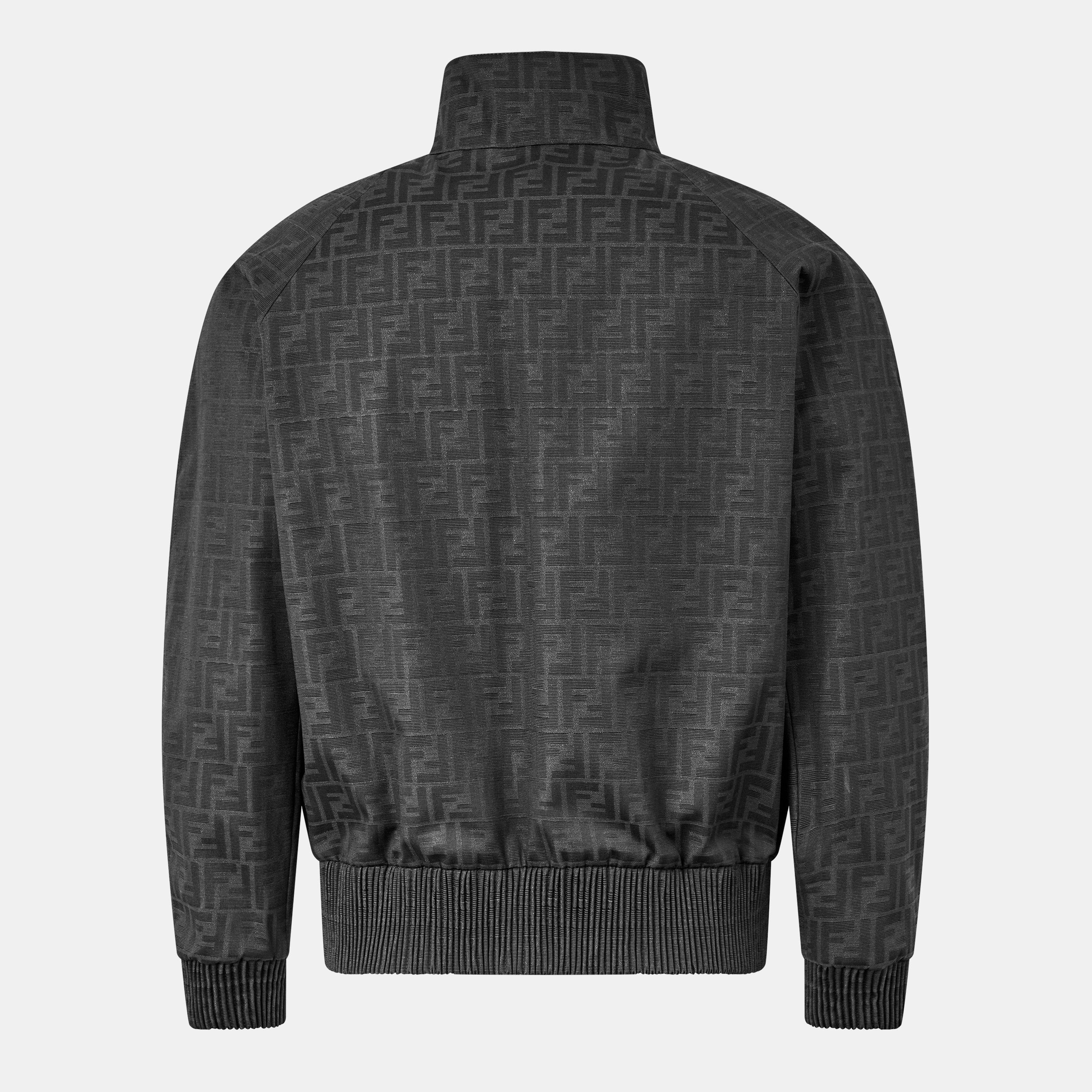 Fango - Fendi - Men's Logo Canvas Long Sleeve Coach Jacket - 2