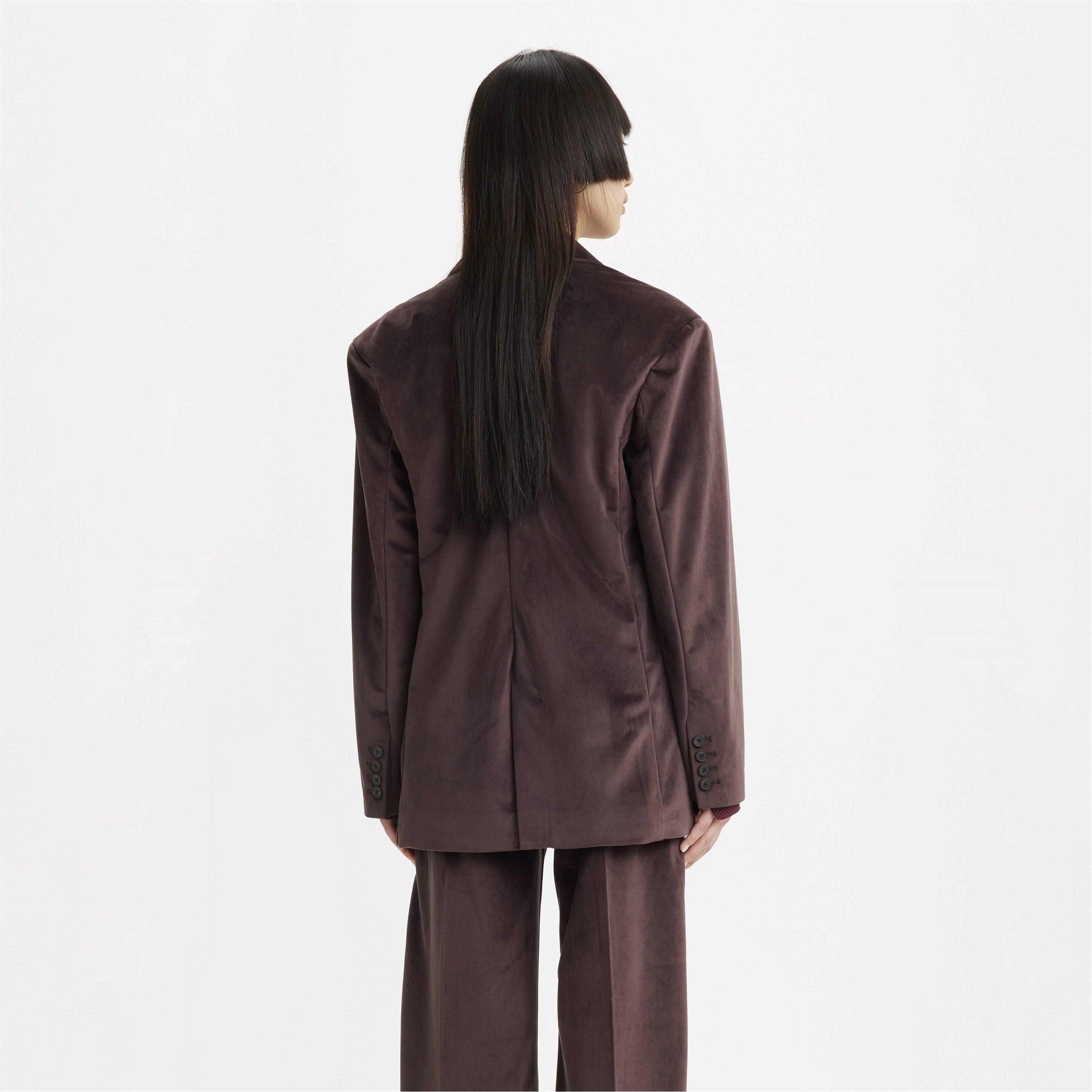 Chocolate Plum - Levis - Women's Drama Club XL Chocolate Blazer - 4