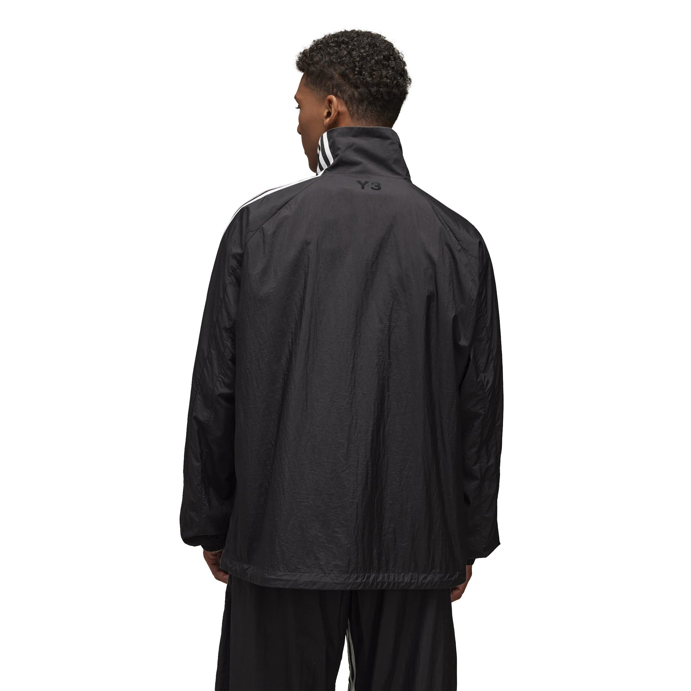 Black - Y3 - Men's 3 Stripes Long Sleeve Coach Jacket - 2