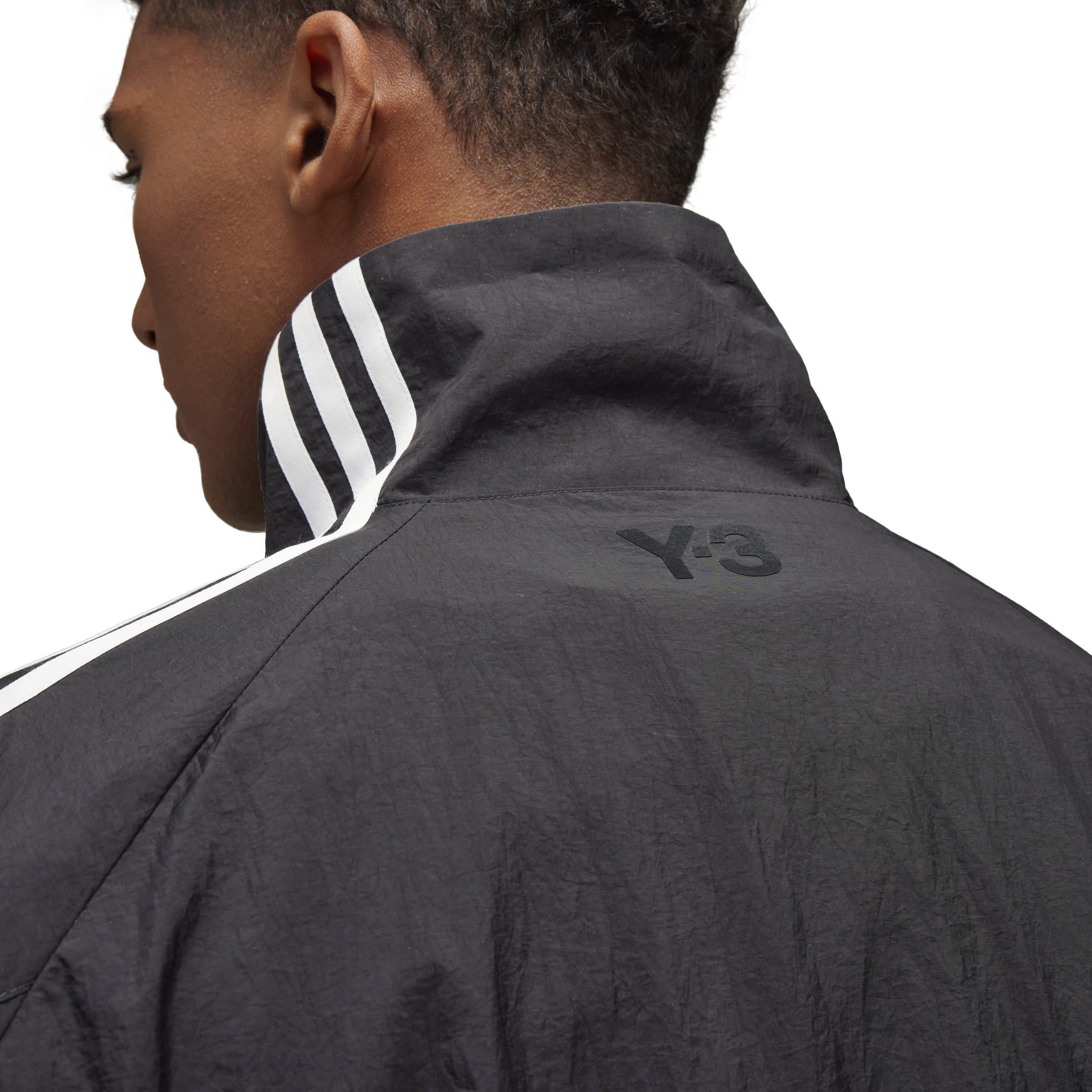 Black - Y3 - Men's 3 Stripes Long Sleeve Coach Jacket - 5