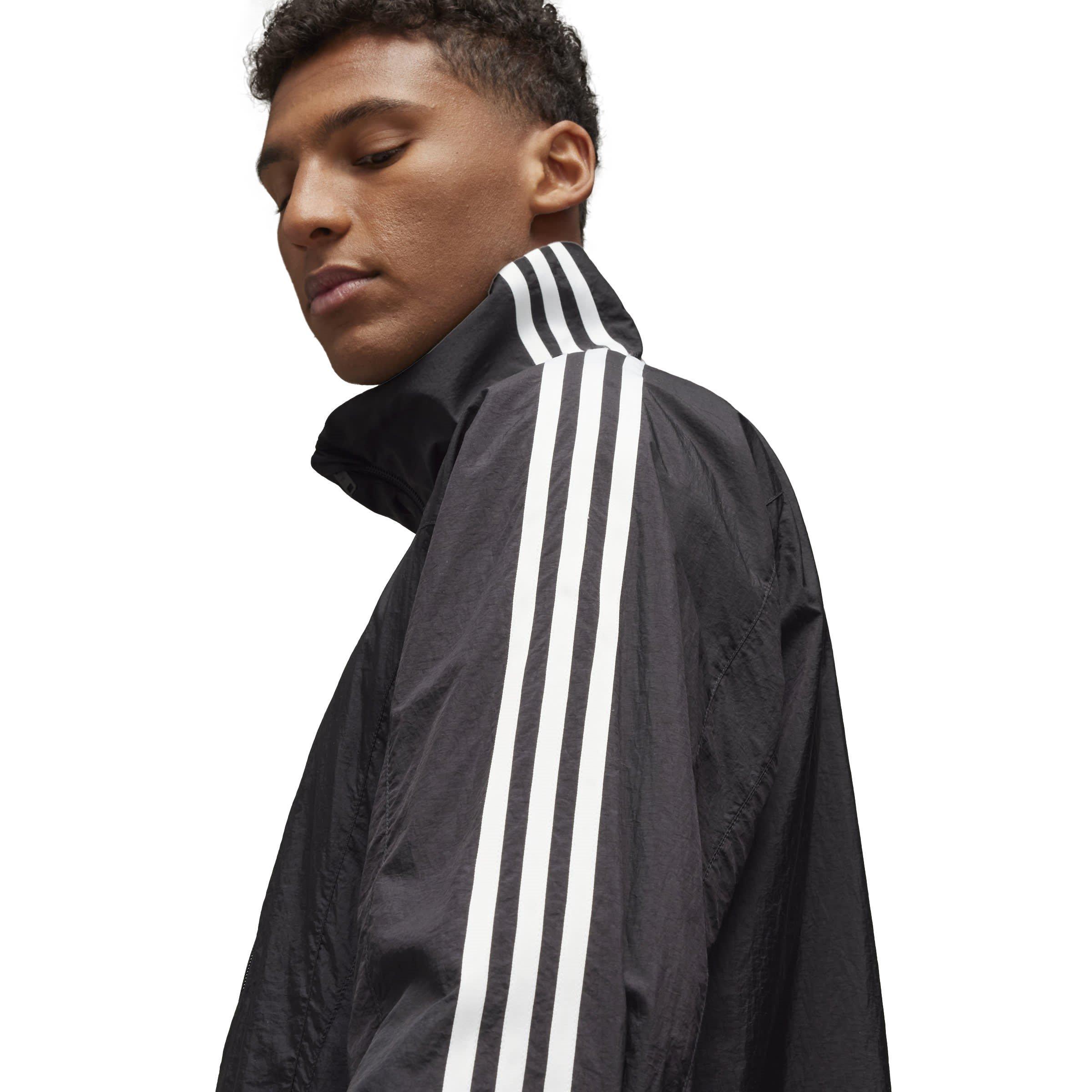 Black - Y3 - Men's 3 Stripes Long Sleeve Coach Jacket - 7