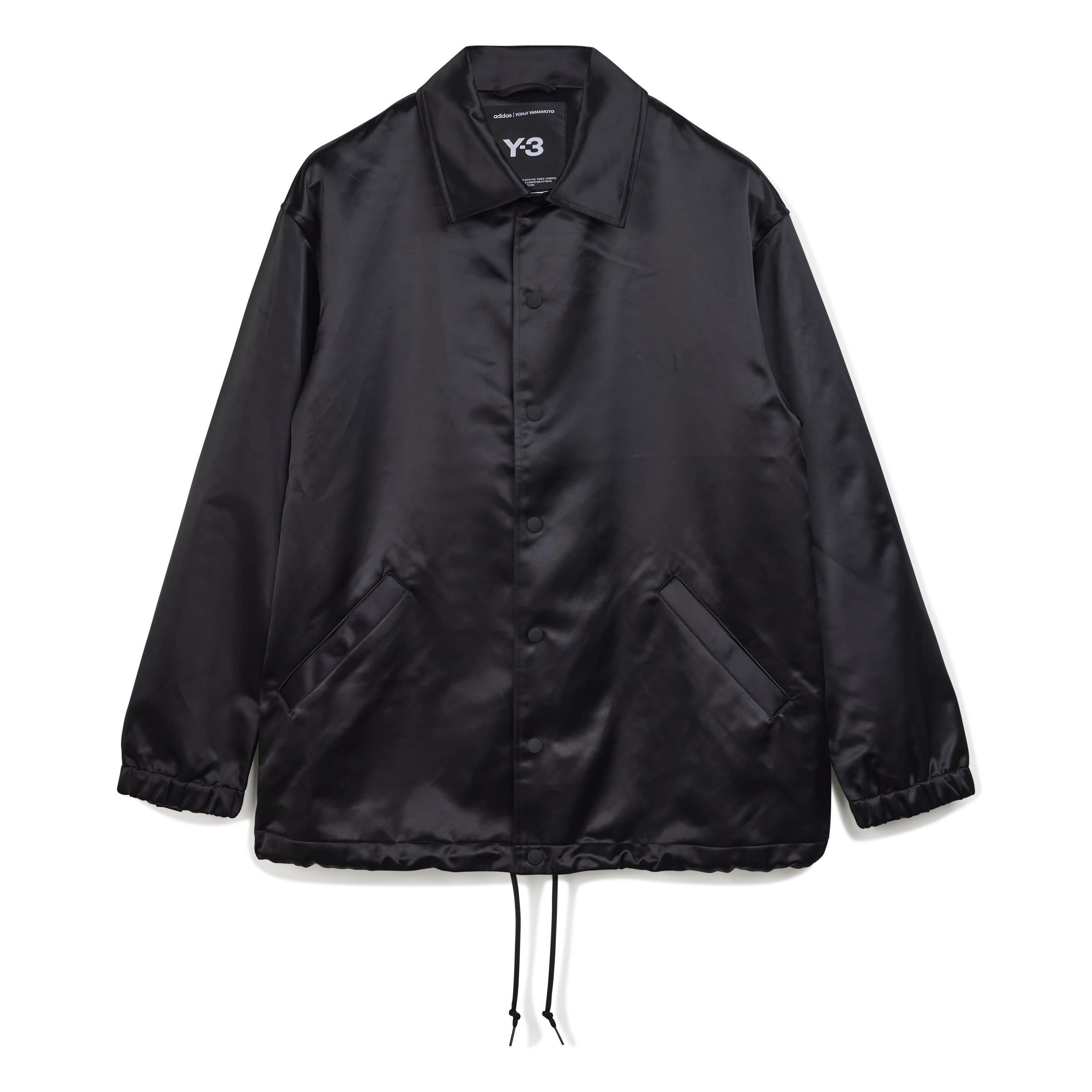 Black - Y3 - Men's Graphic Long Sleeve Coach Jacket - 11