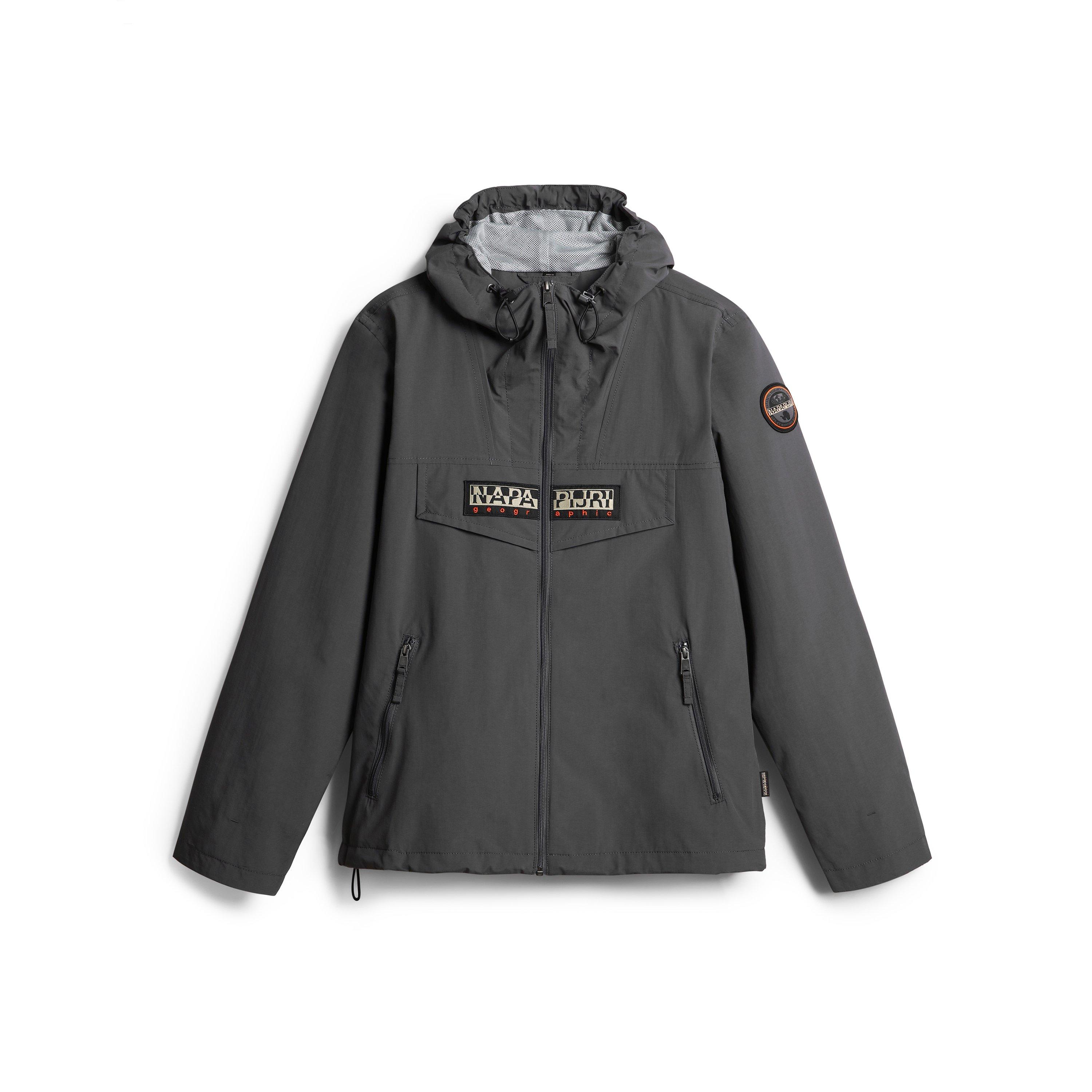 Dark Grey H981 - Napapijri - Men's Rainforest Black Anorak - 2