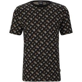 Boss Tiburt Monogram T-Shirt