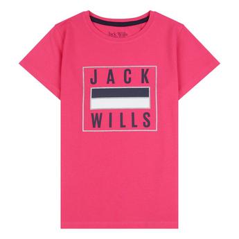 Jack Wills izzue contrasting-hem T-shirt