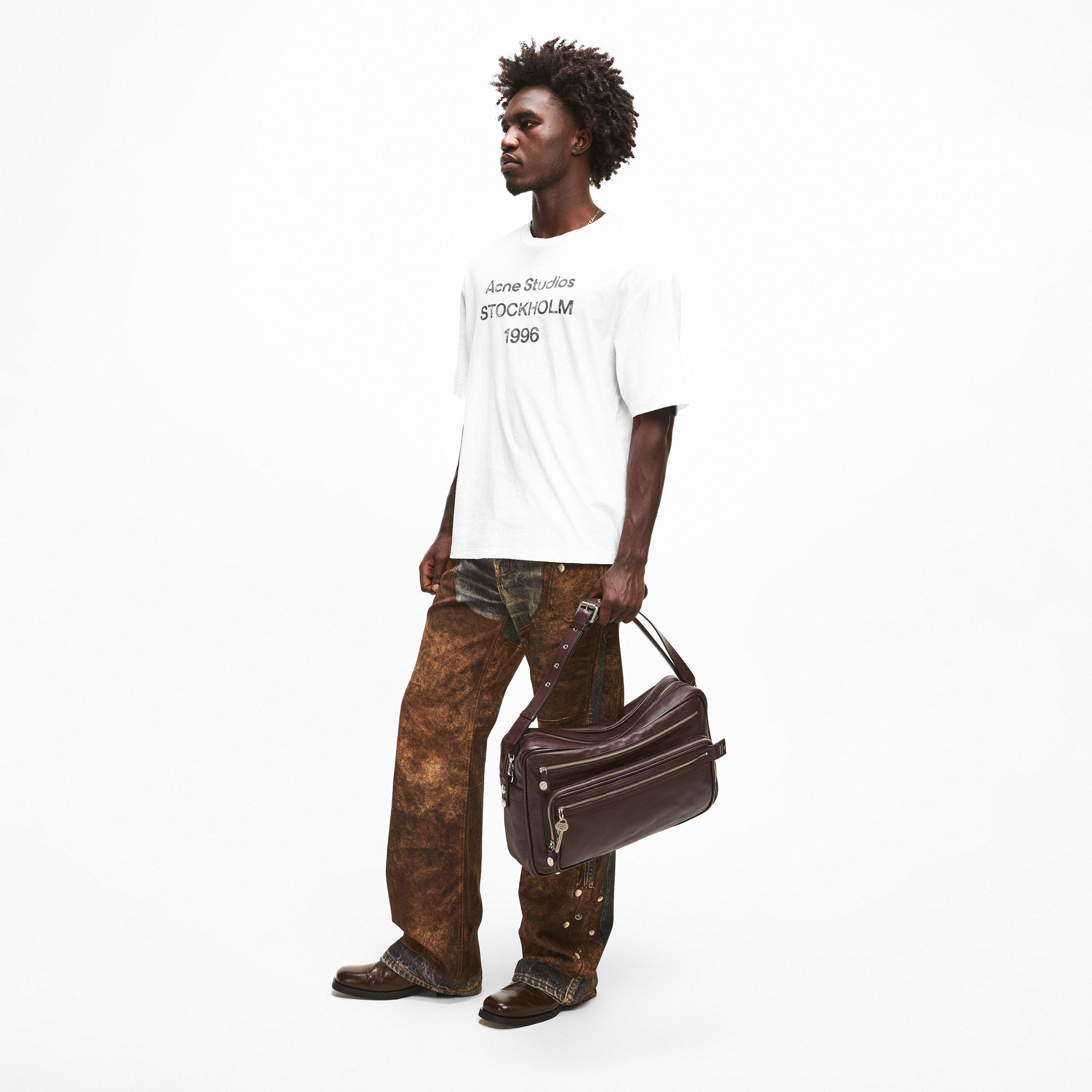 White - Acne Studios - Mens 1996 Logo T-Shirt - 6