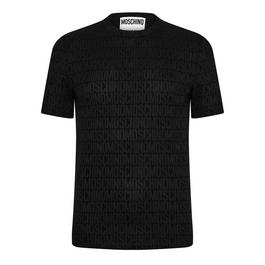 Moschino Jacquard Logo T Shirt