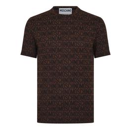 Moschino Jacquard Logo T Shirt