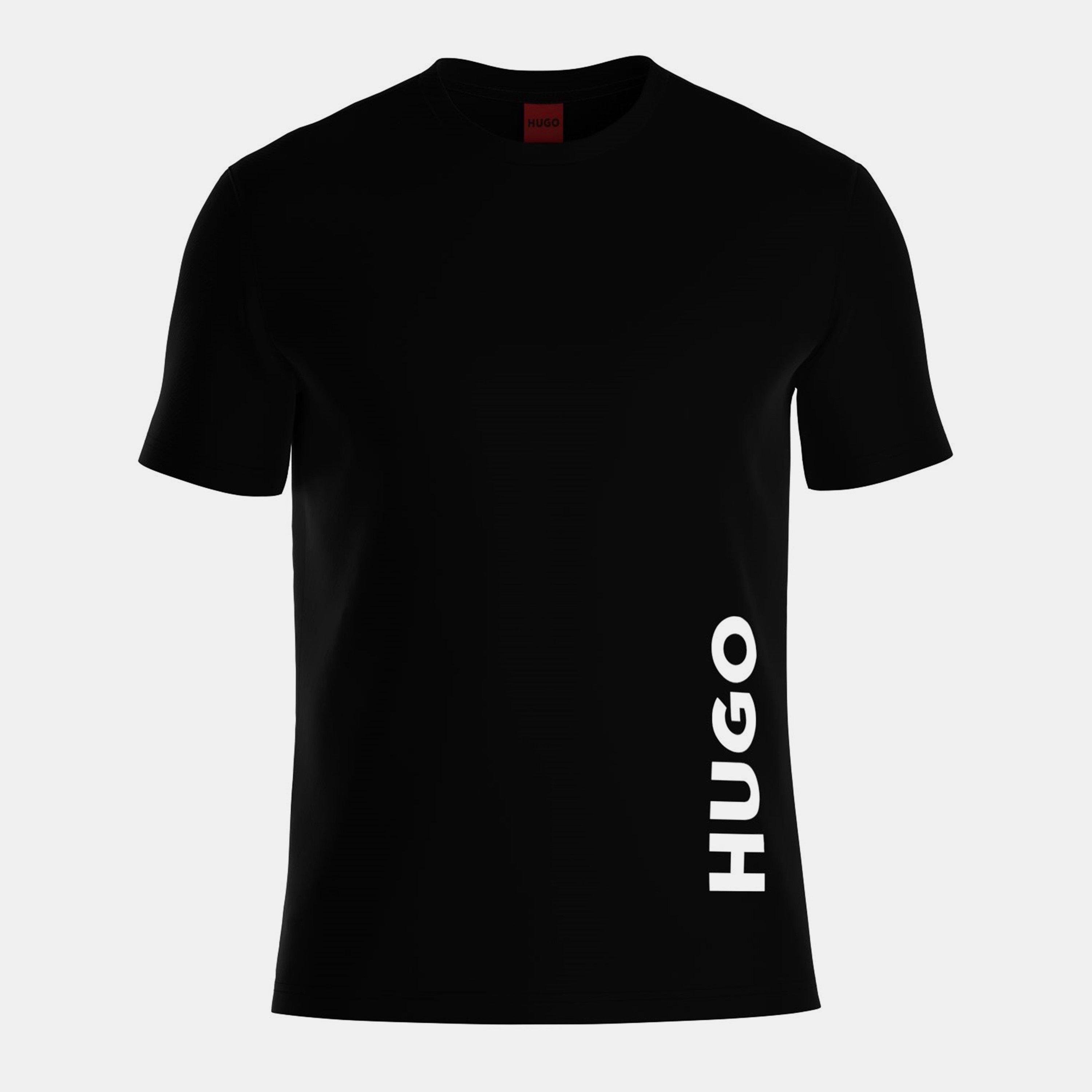 Black 002 - Hugo - Men's Relaxed Short Sleeve Pyjama T-Shirt - 1