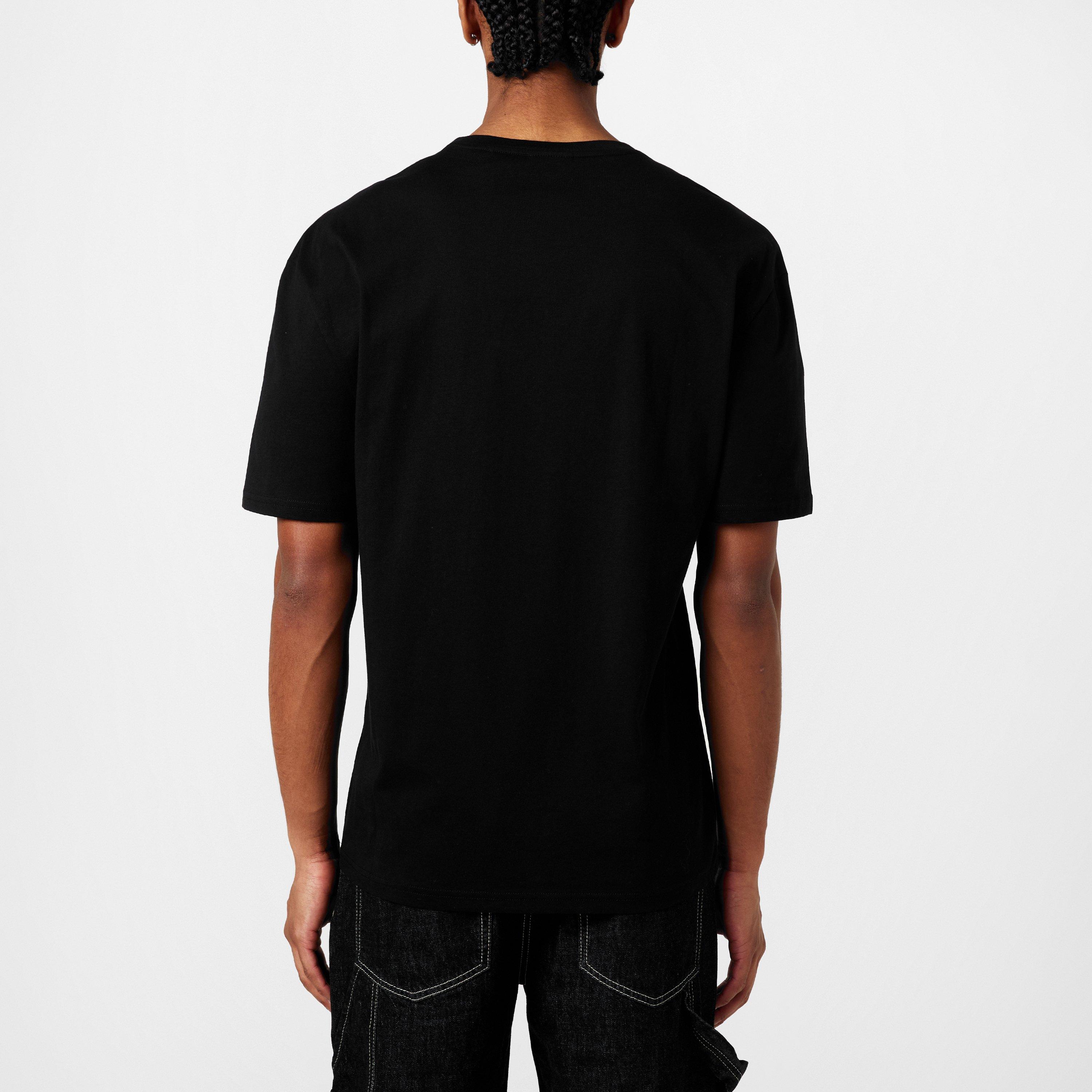 Black 002 - Hugo - Men's Relaxed Short Sleeve Pyjama T-Shirt - 3