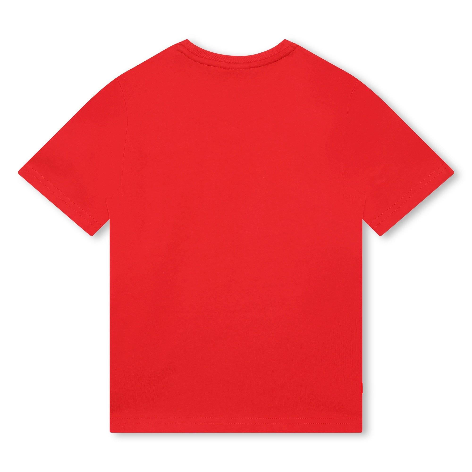 Red 991 - Boss - Kids Large Logo T-Shirt, Logo Branding - 2
