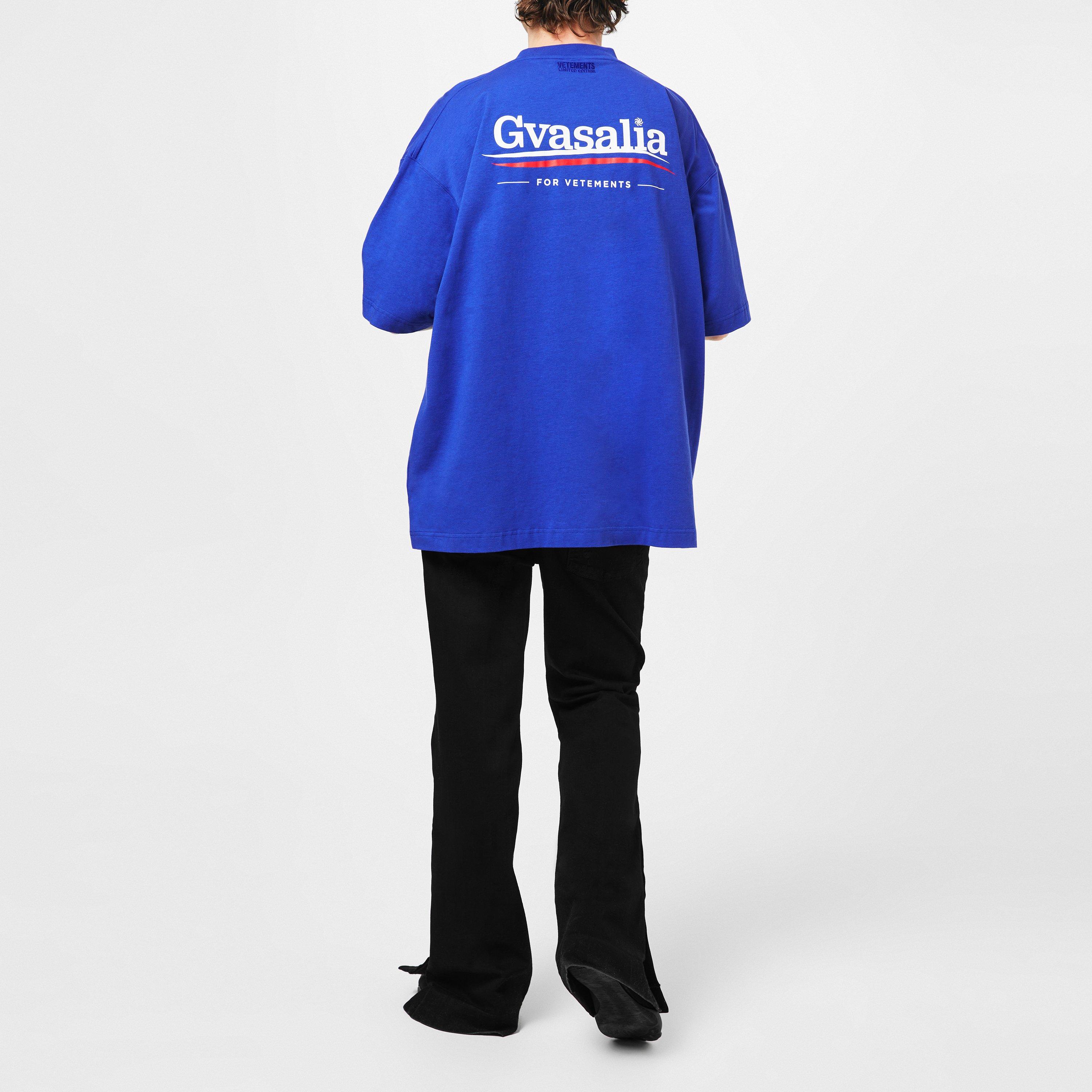 Dark Blue - VETEMENTS - Gvasalia Oversized T Shirt - 3