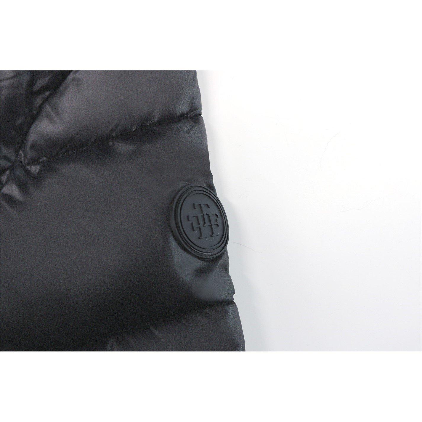 Black - Firetrap - Kids Fur Trimmed Hood Long Sleeve Short Puffer Jacket - 9