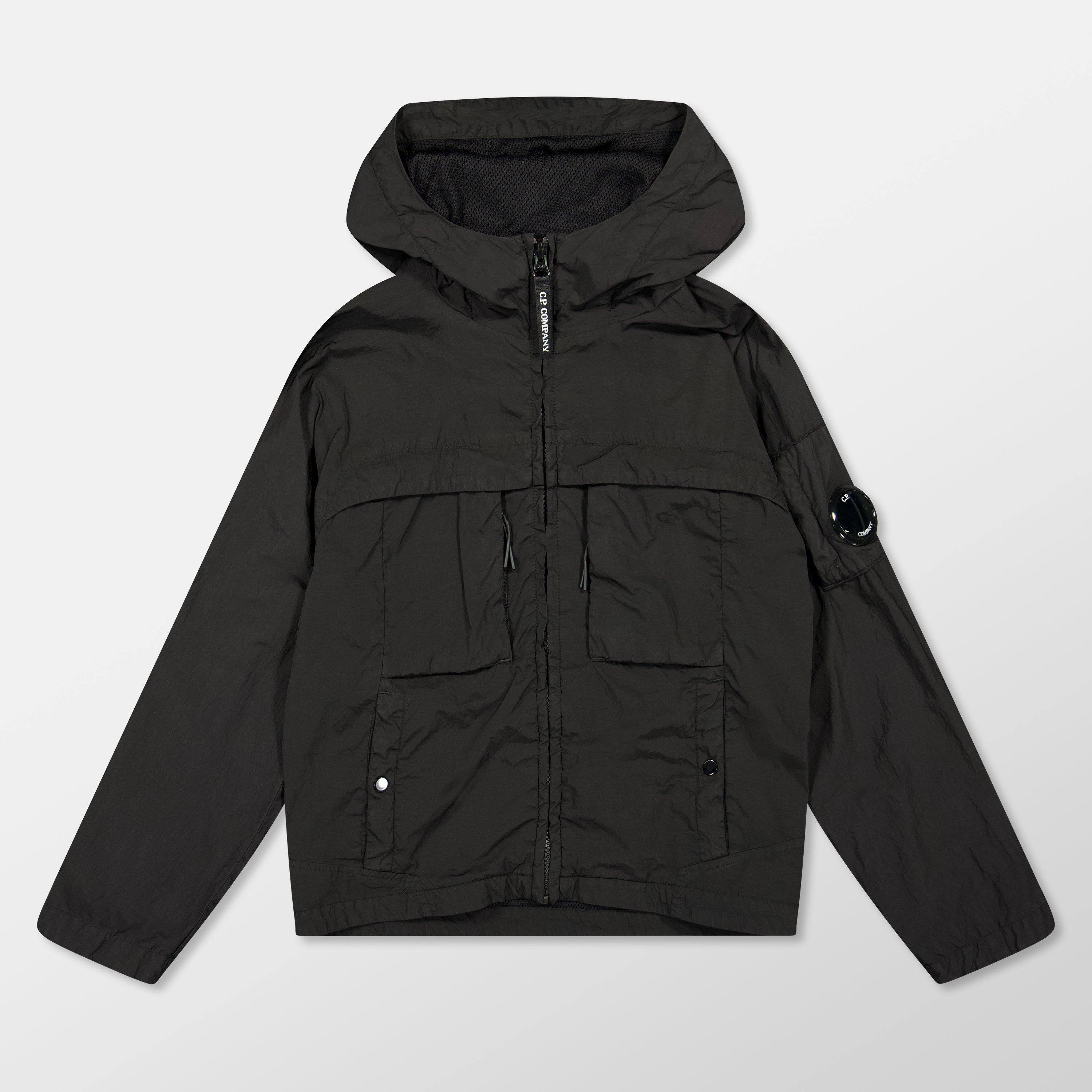 CP Company Kids' Chrome Water Resistant Adjustable Hood Rain