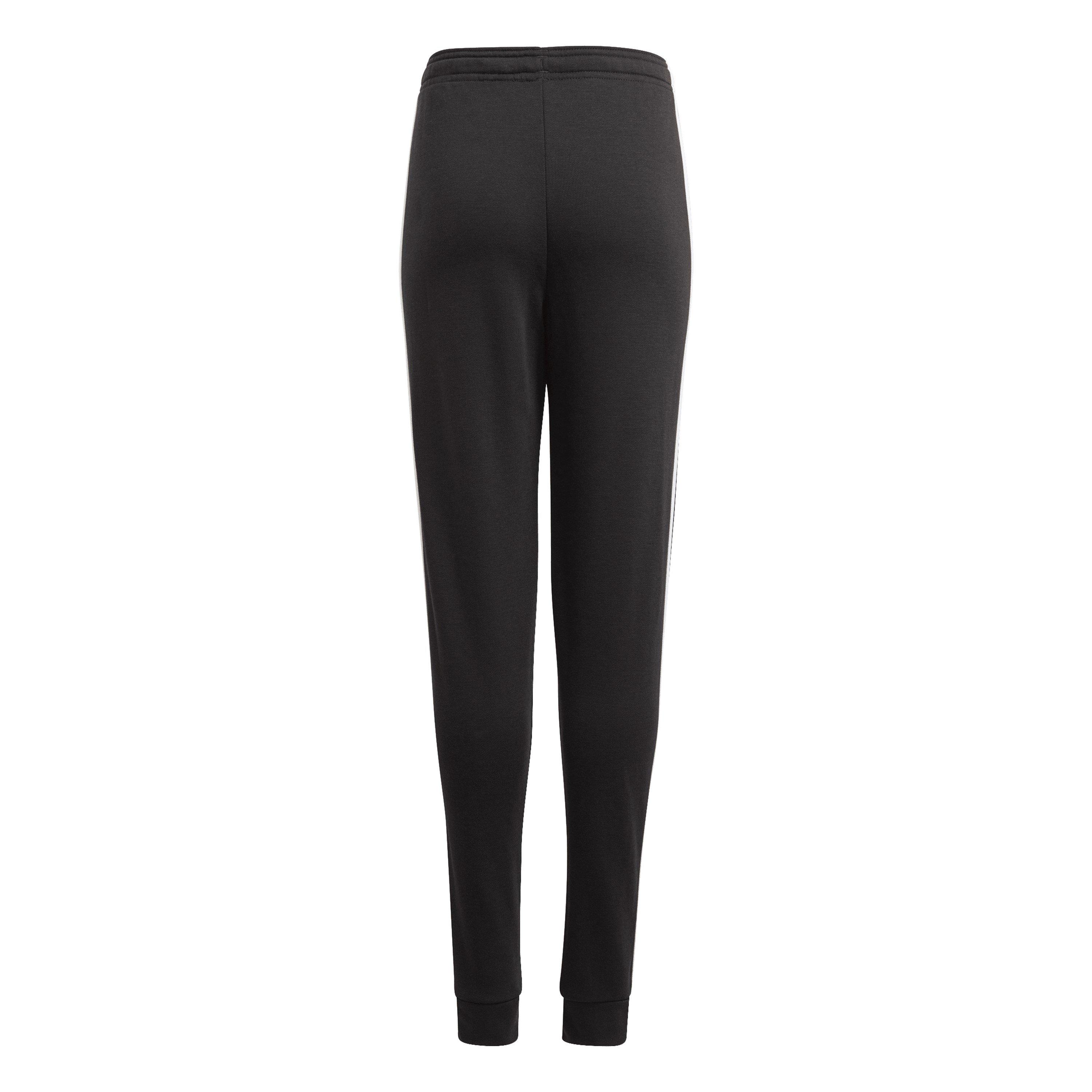 Zwart/Wit - adidas - Essentials 3-Stripes French Terry Joggers K - 2