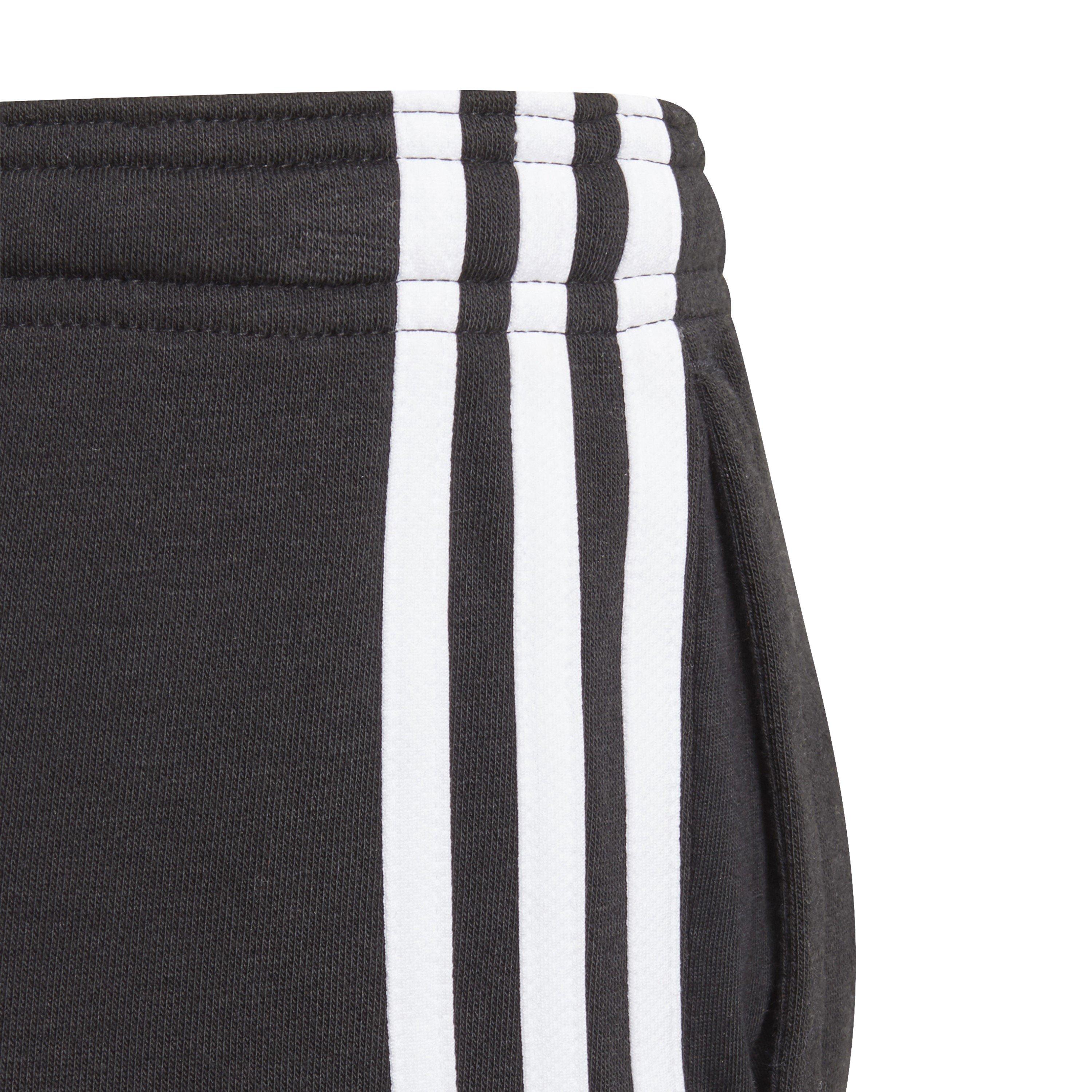 Zwart/Wit - adidas - Essentials 3-Stripes French Terry Joggers K - 4