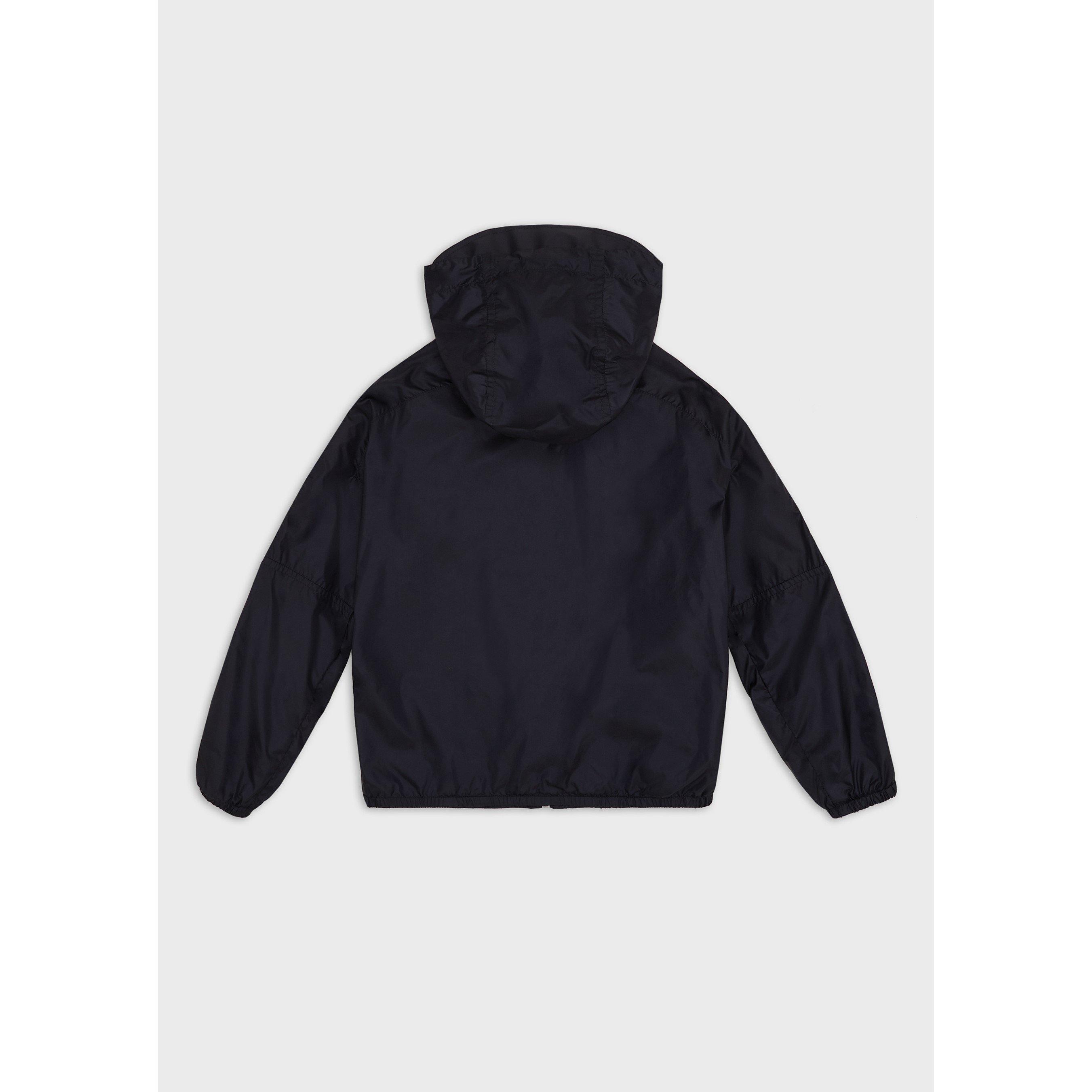 Navy Blue - Emporio Armani - Hooded Jacket Juniors - 4