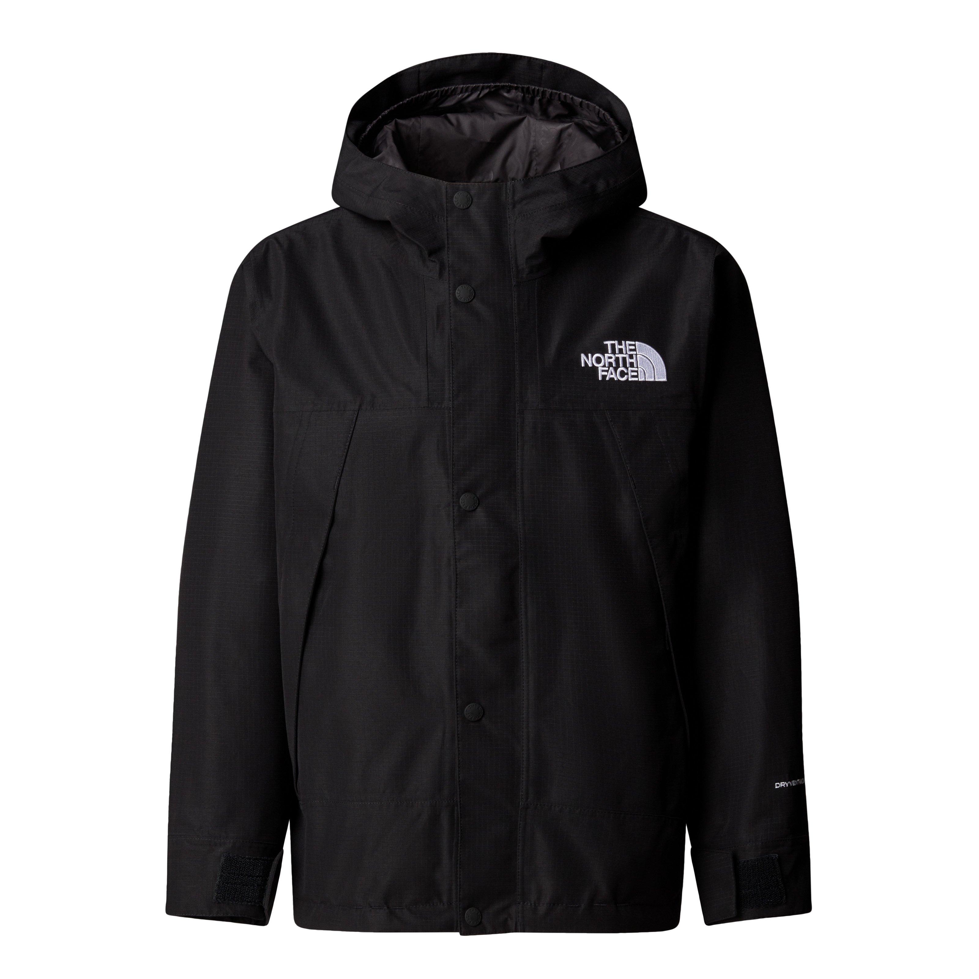 TNF Black JK3 - The North Face - Kids' DryVent Mono Mountain Waterproof Windproof Long Sleeve Hooded Rain Anorak - 1