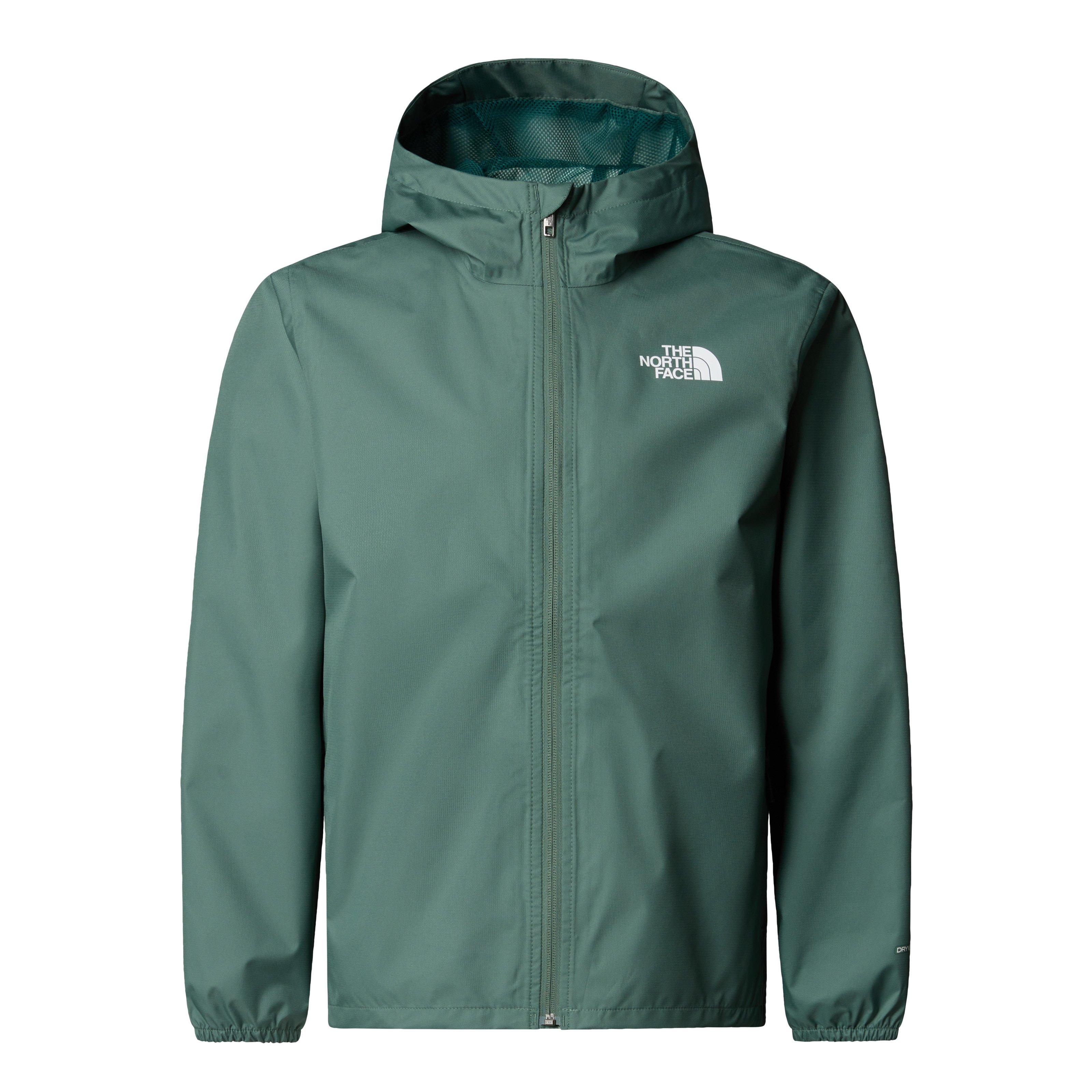 Duck Green HCH - The North Face - Unisex Kids Zipline Waterproof Half-Zip Rain Anorak - 1