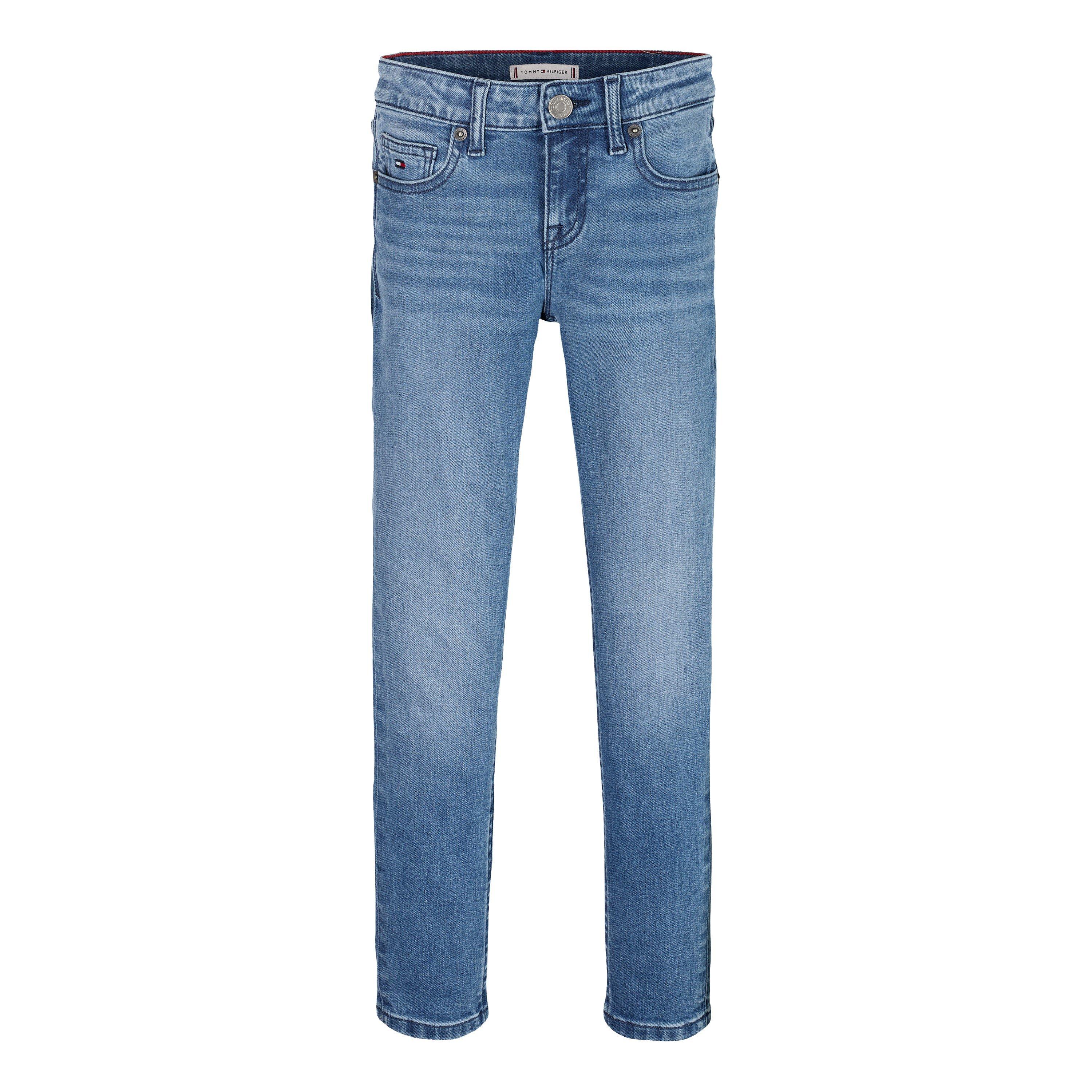 Medium Blue - Tommy Hilfiger - Kids' Stretch Skinny Jeans - 1