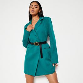 I Saw It First ISAWITFIRST Belted Blazer Dress