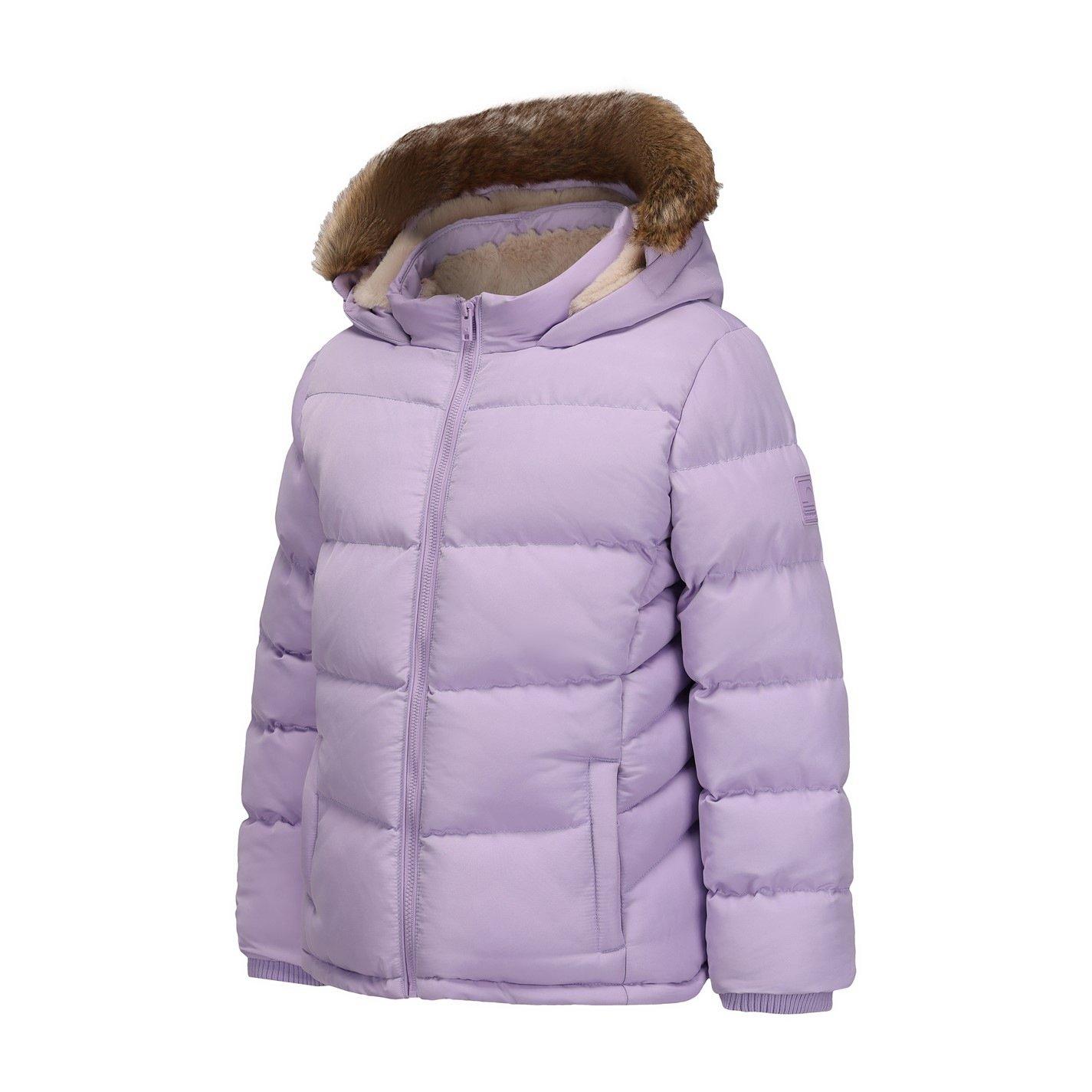 Lila - SoulCal - Girls 2 Zip Bubble Jacket - 2