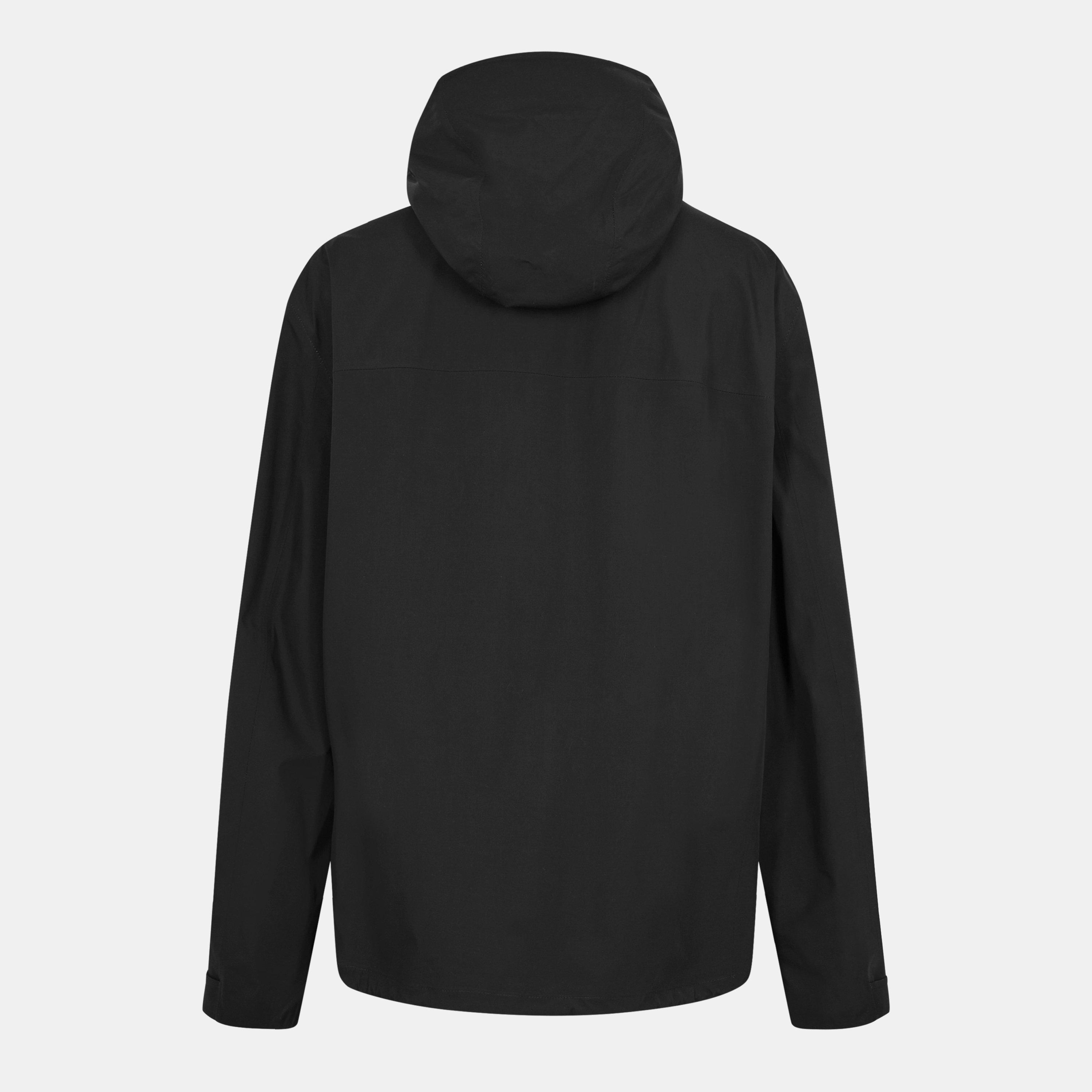 Black - Dolce and Gabbana - Men's Track Hooded Funnel Neck Long Sleeve Softshell Jacket - 2