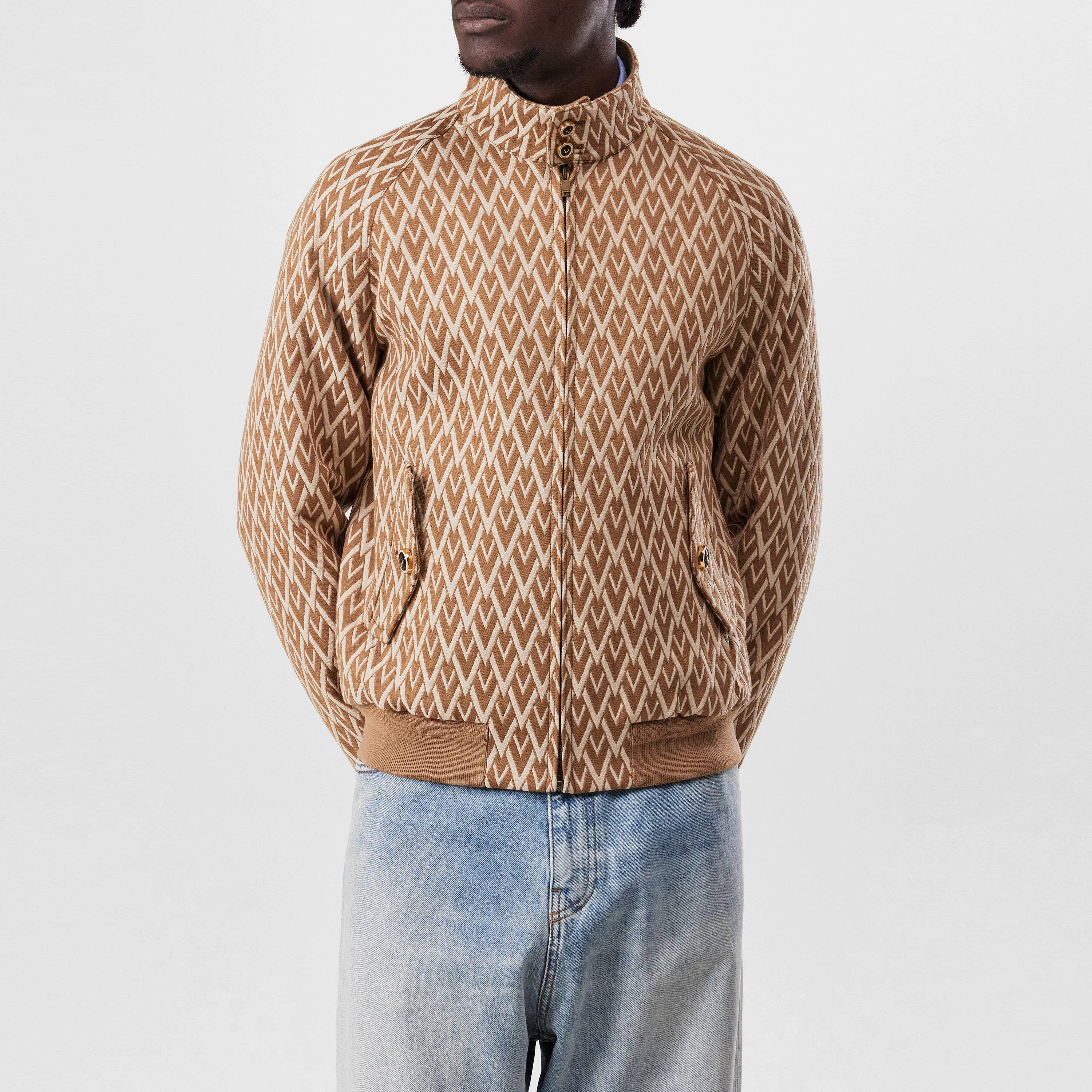 【関税＆送料込み】Valentino Garavani Jackets Valentino | All Over Logo Wool Zip Jacket | Softshell