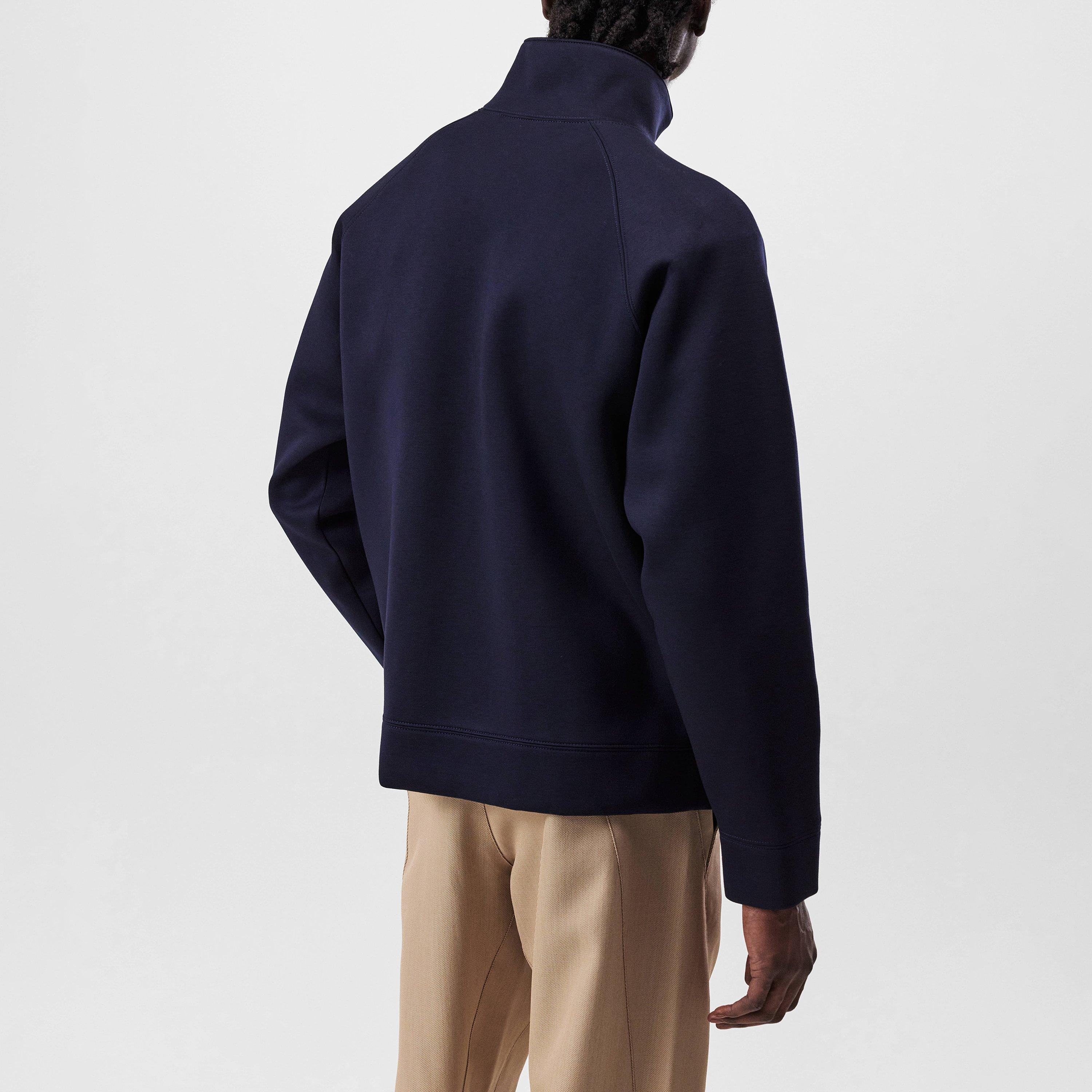 Indigo - Valentino - Men's VLogo Signature Viscose Long Sleeve Softshell Jacket - 3