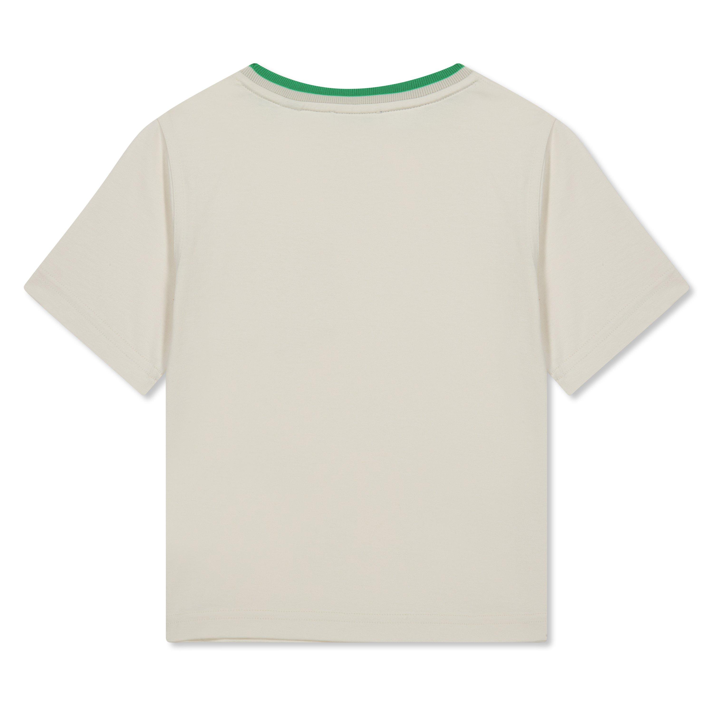 BURBERRY CHILDREN Tシャツ グレー ロゴプリント 6m 68㎝ Burberry バーバリー Tシャツ 半袖 クルーネック ロゴ キッズ