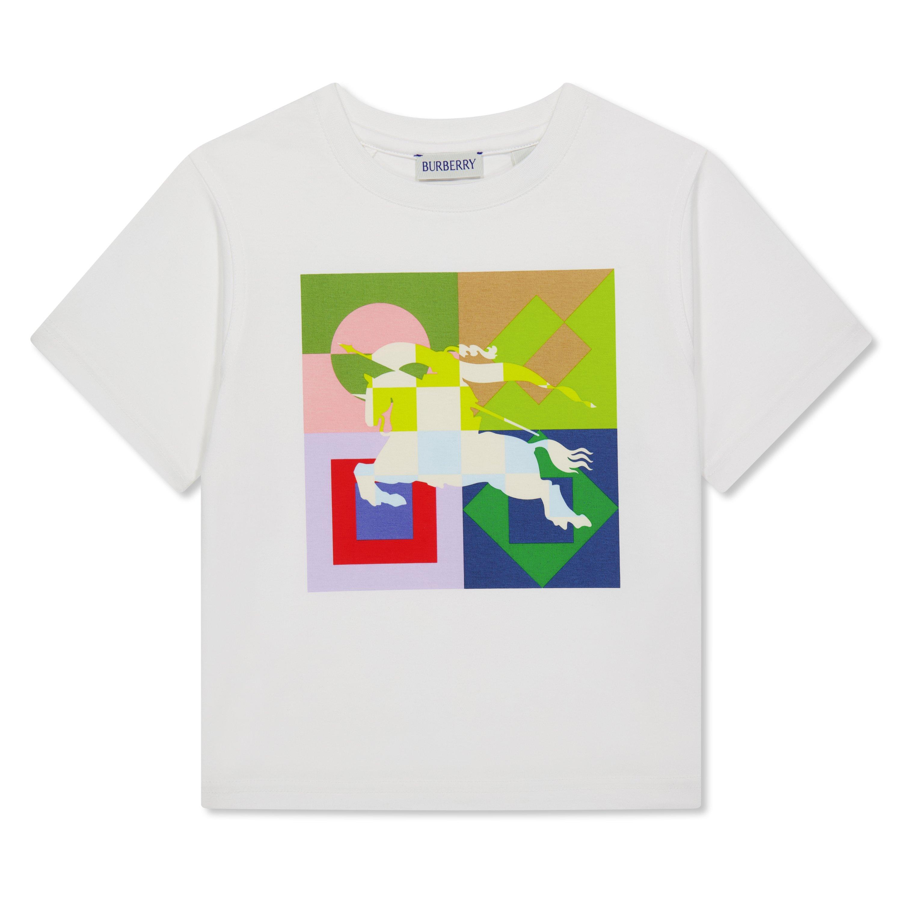 Burberry Ekd Organic Cotton T-Shirt Juniors Regular Fit T