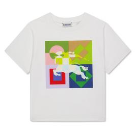 Burberry Ekd Organic Cotton T-Shirt Juniors