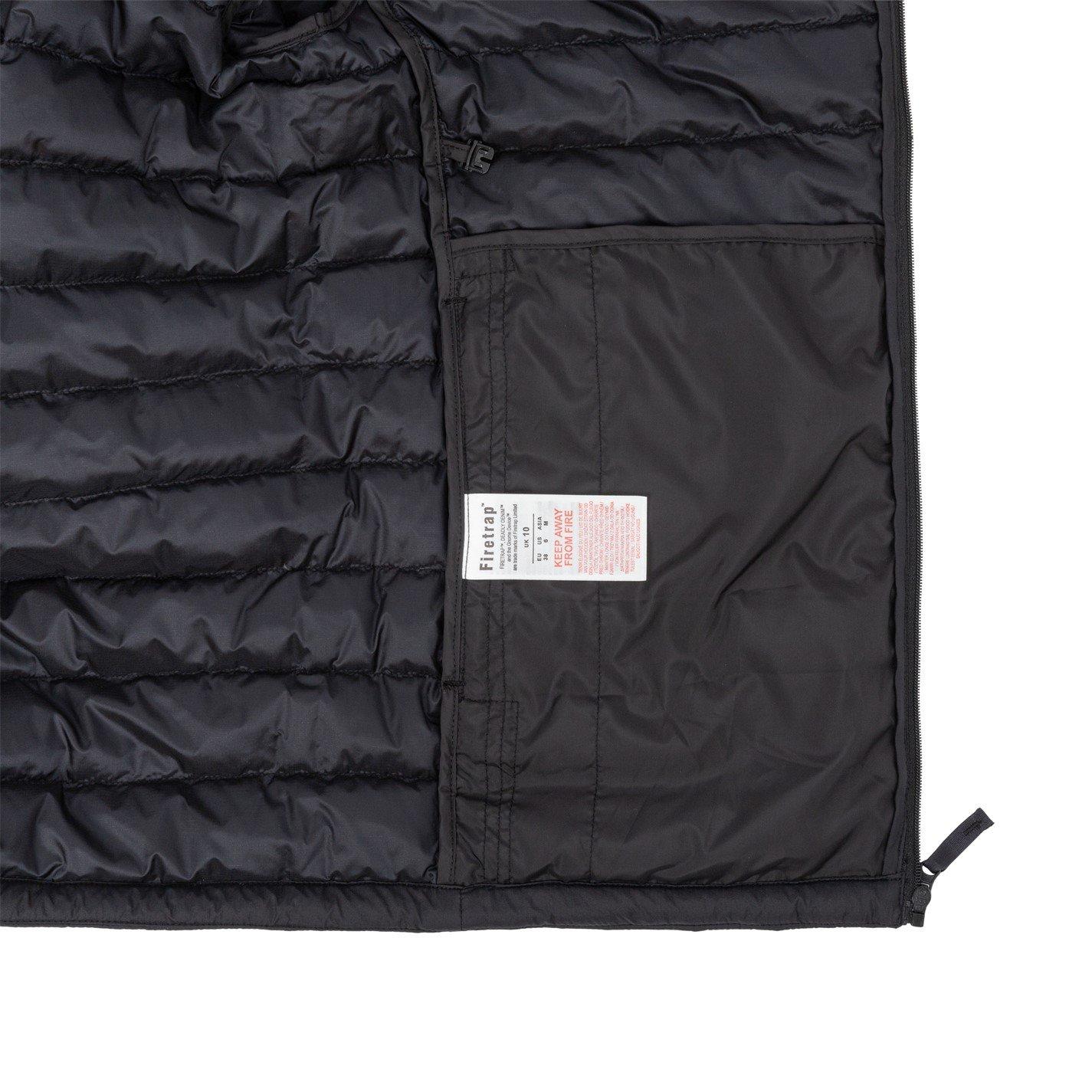 Negro - Firetrap - Ladies Packable Light Weight Down Puffer Jacket - 10