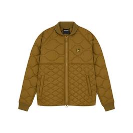 Lyle and Scott Quilted Bomber Jacket