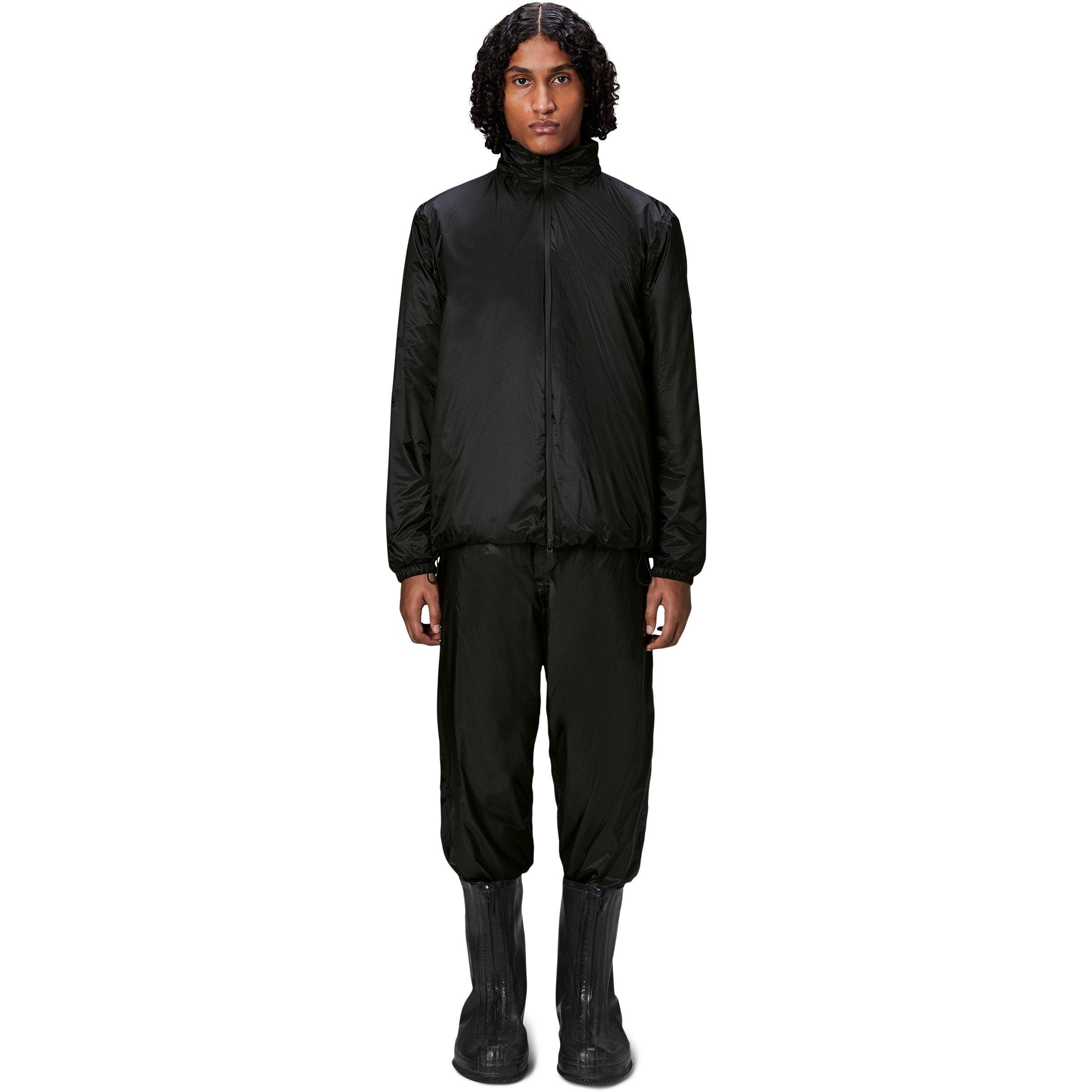 Black-01 - Rains - Mens Kauto Insulated Waterproof Jacket - 1