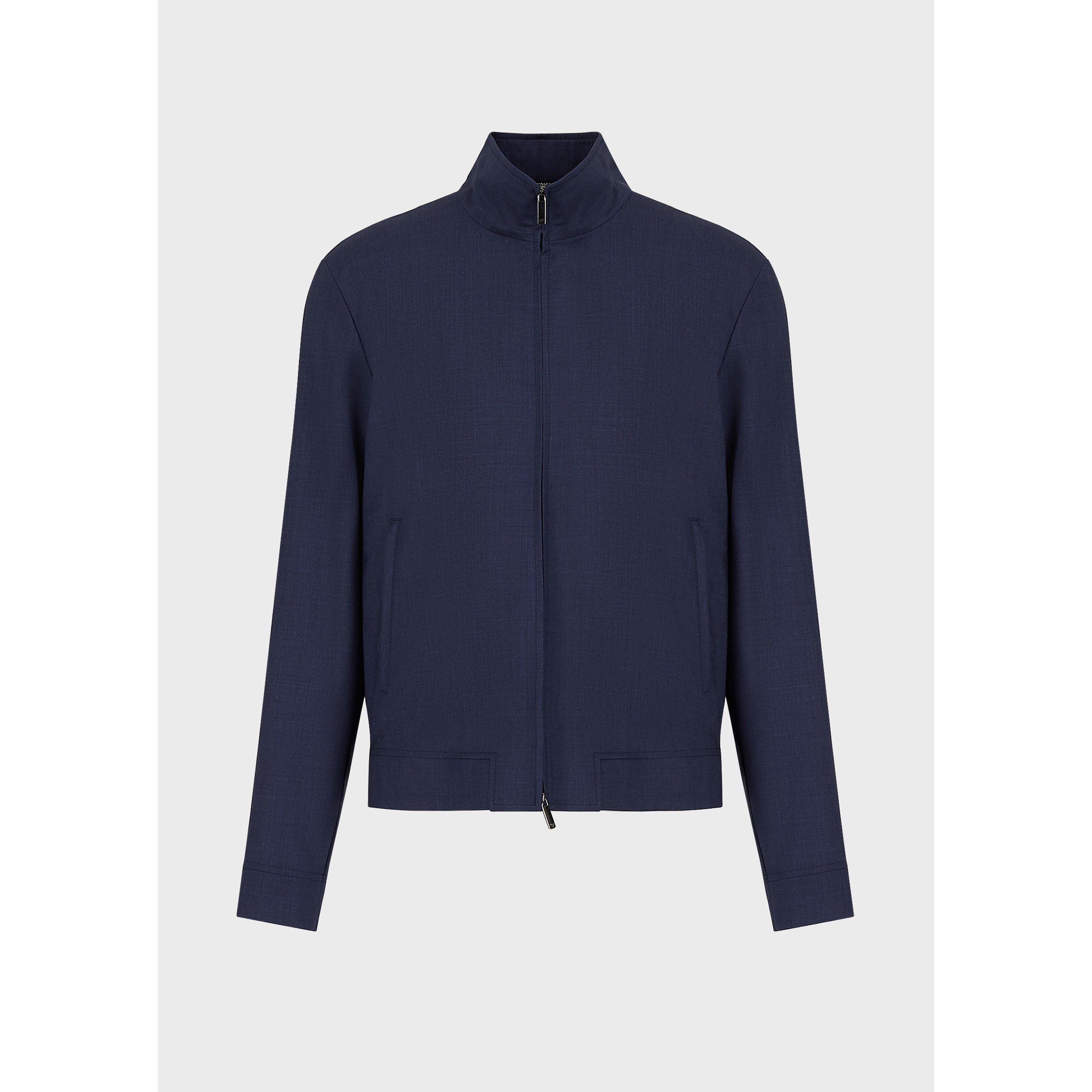 Blue Avio - Emporio Armani - Men's Bomber Jacket - 5