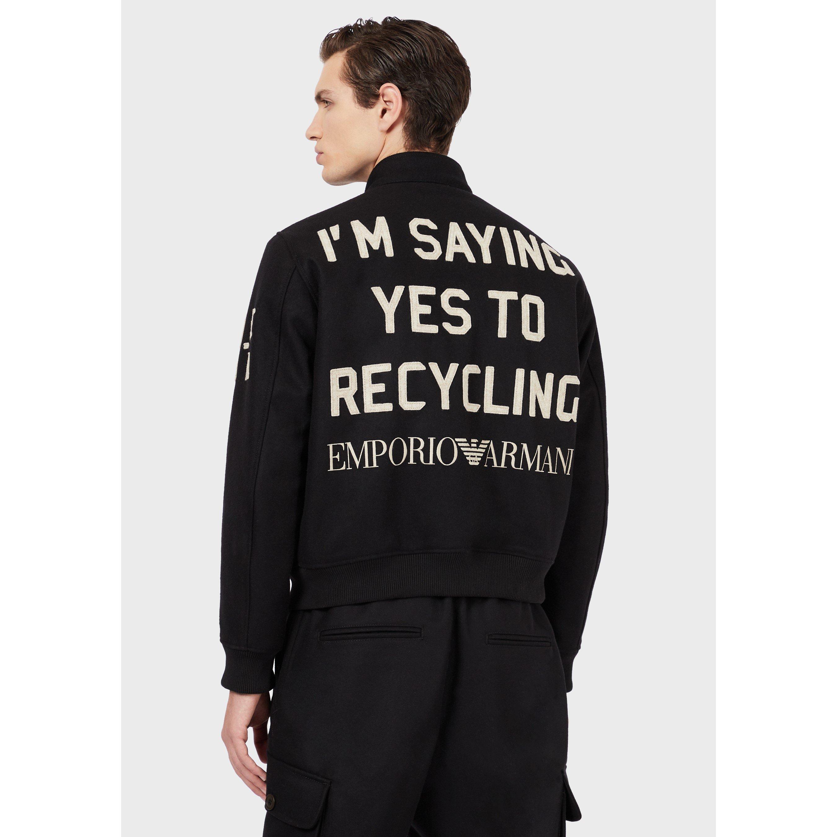 EMPORIO ARMANI BOA KNIT SHIRT JACKET