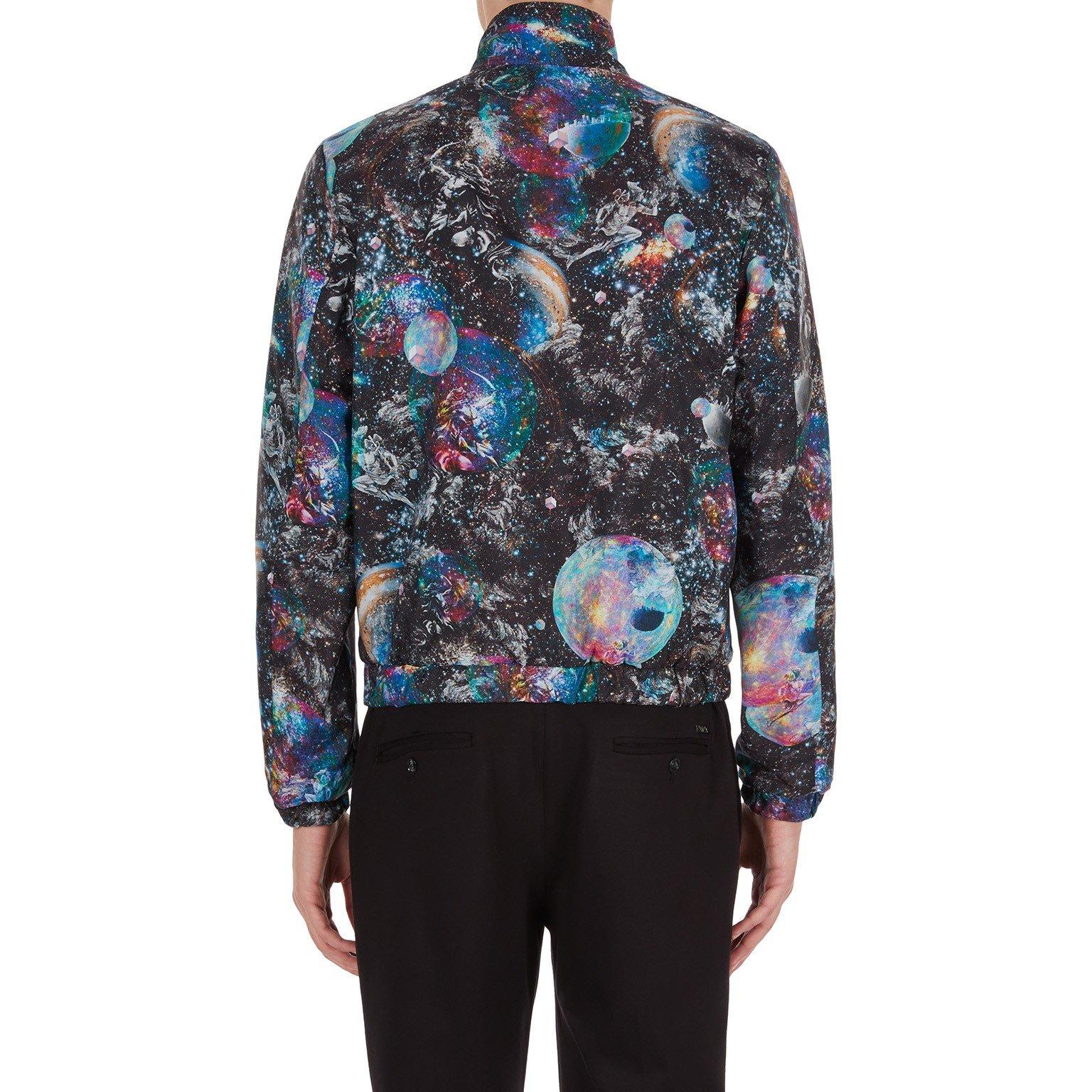 Black - Emporio Armani - Men's Reversible Bomber Jacket - 5