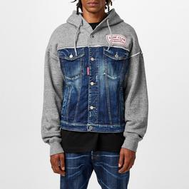 DSquared2 Panelled Hooded Jacket